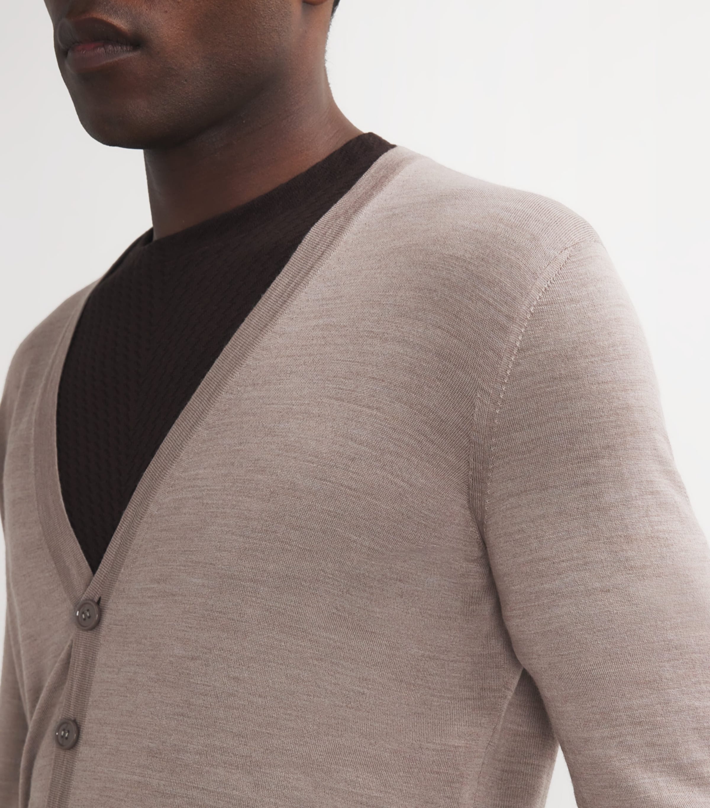 極上 90s giorgio armani silk/wool cardigan nm_4343143_100134_m