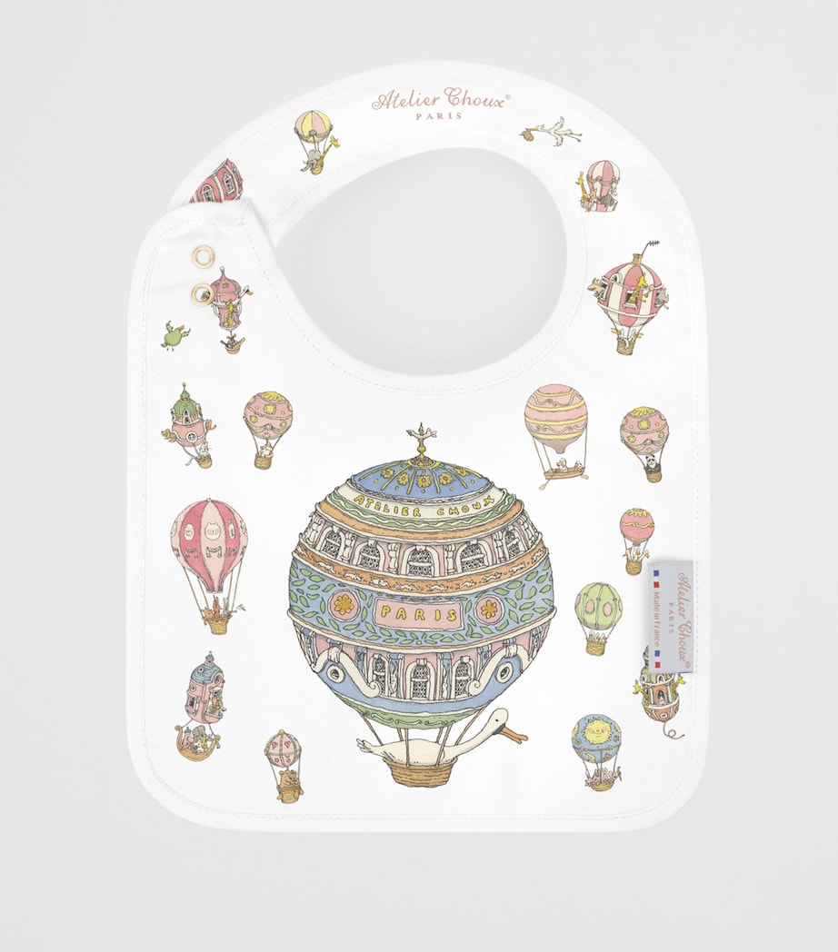 Hot Air Balloon Blanket and Bib Set MULTI Image 4