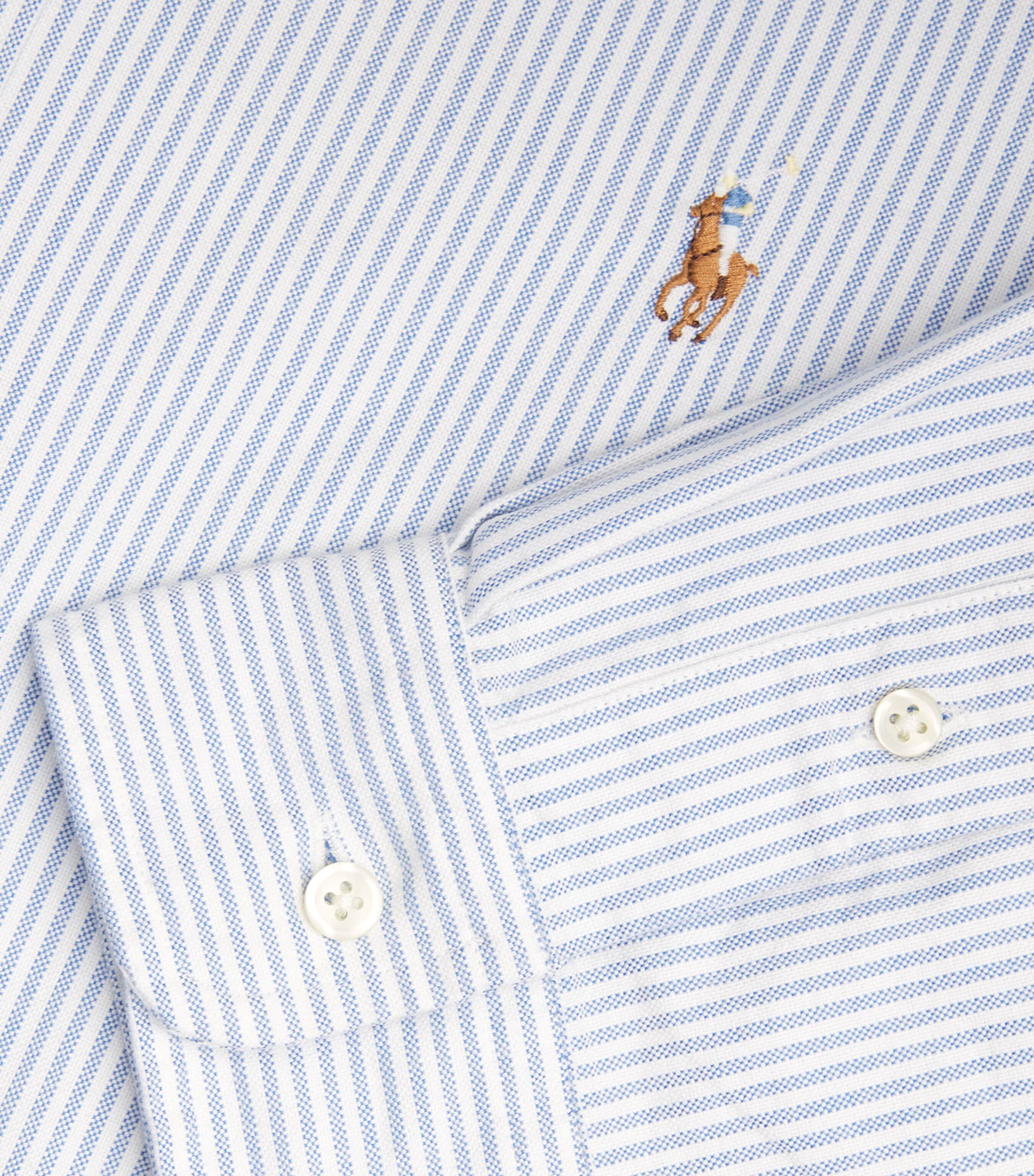 Striped Oxford Shirt BLUE/WHITE STRIPE Image 5