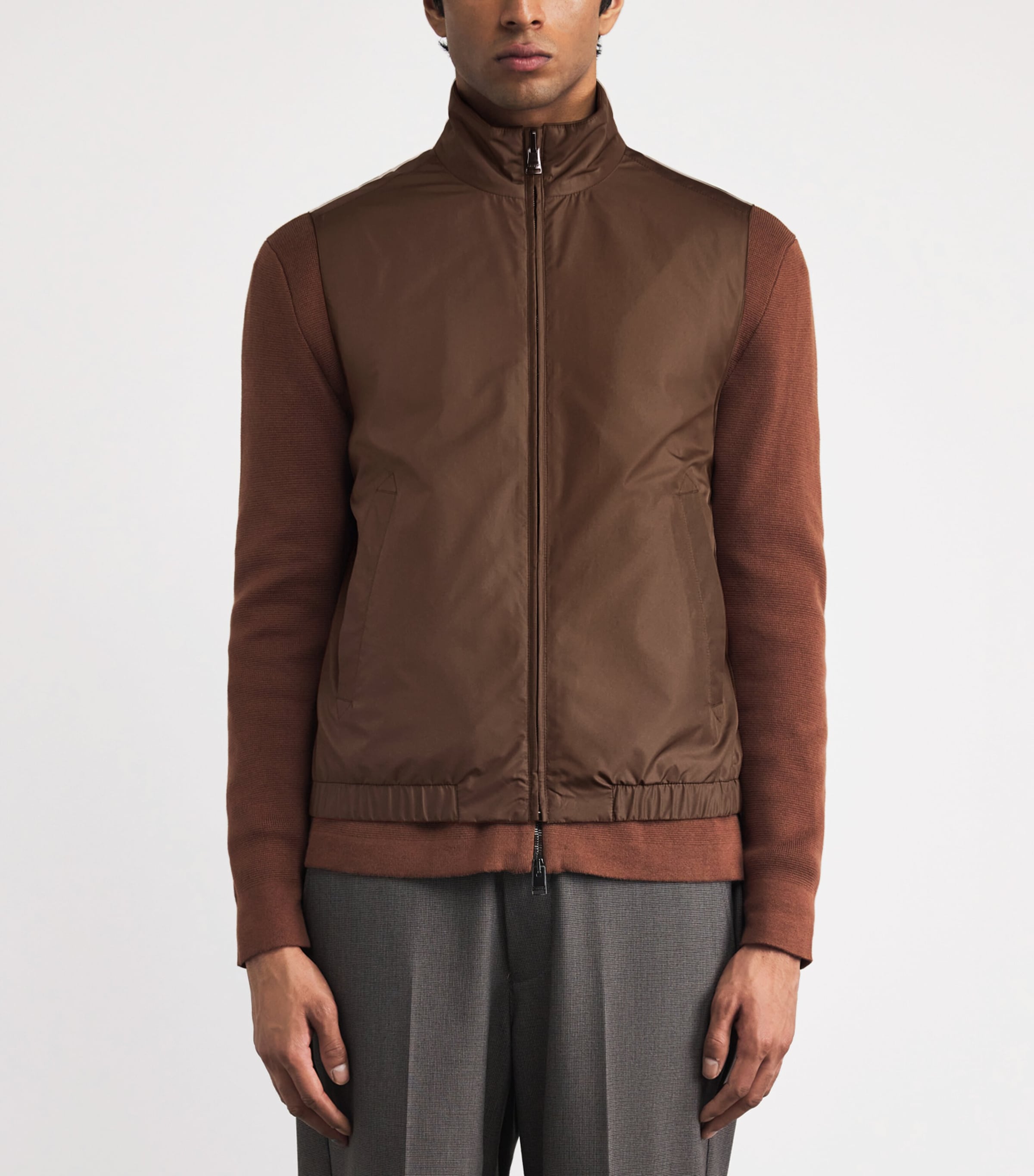 Canali Mens Reversible Gilet Image 6