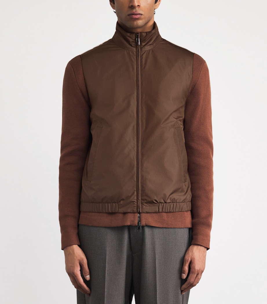 Canali Mens Reversible Gilet Image 6