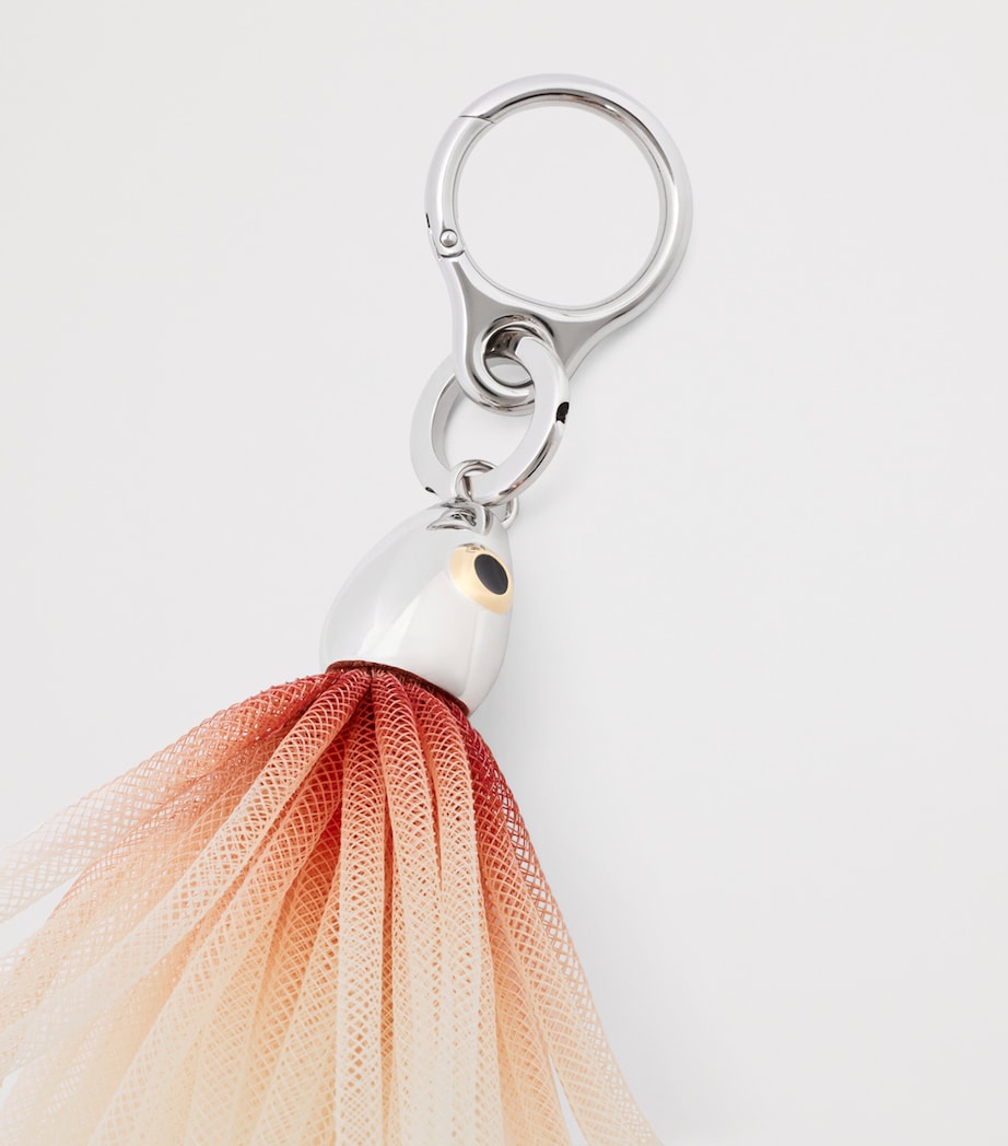 LOEWE x Paula's Ibiza Fishing Lure Charm Silver/orange Image 3