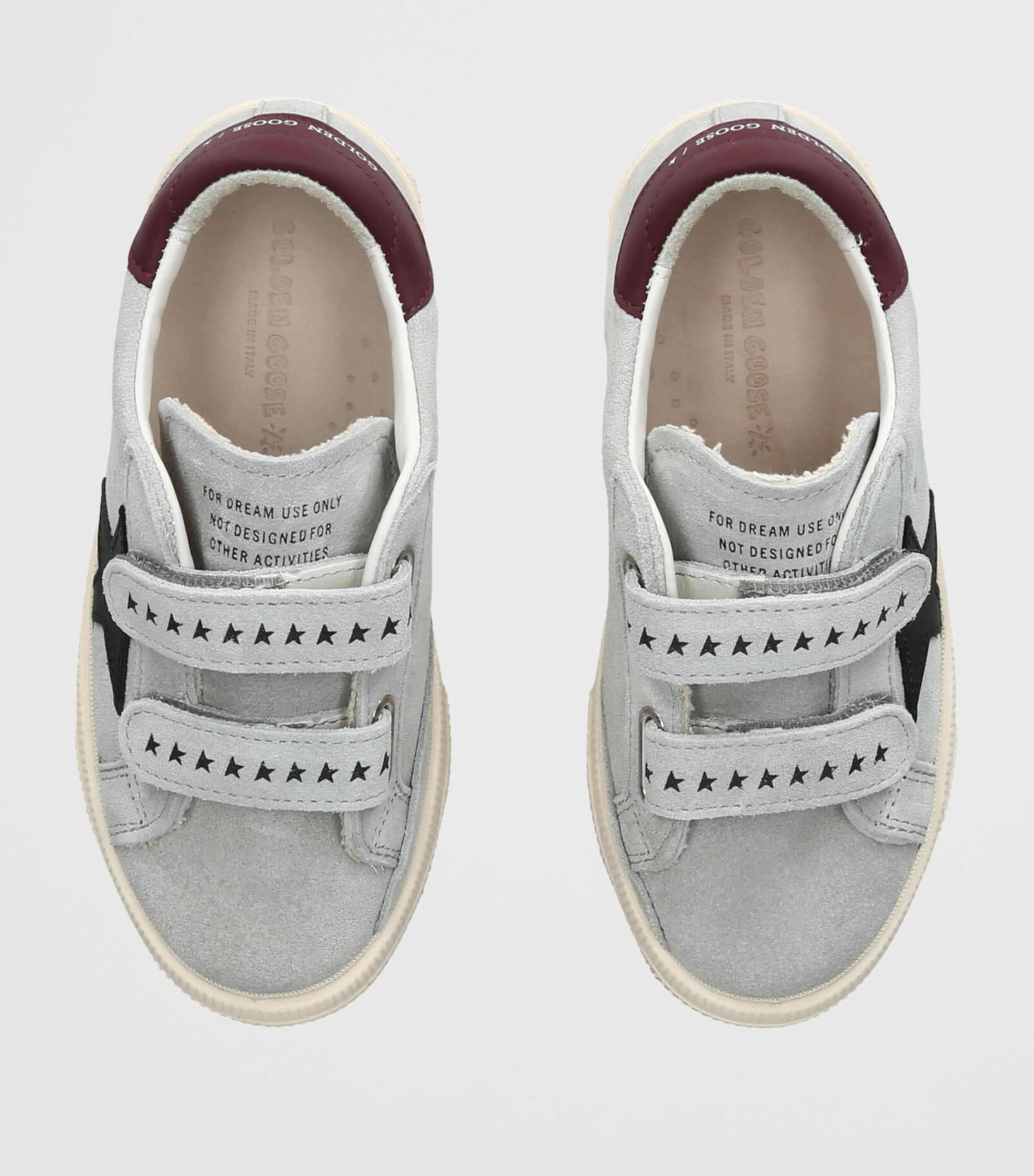 Golden Goose May School Velcro Sneakers Grey/other Image 3