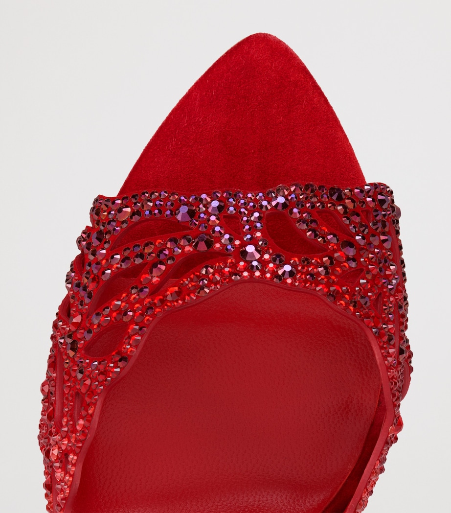 Lasera Strass Heeled Mules 100 R856 Image 4