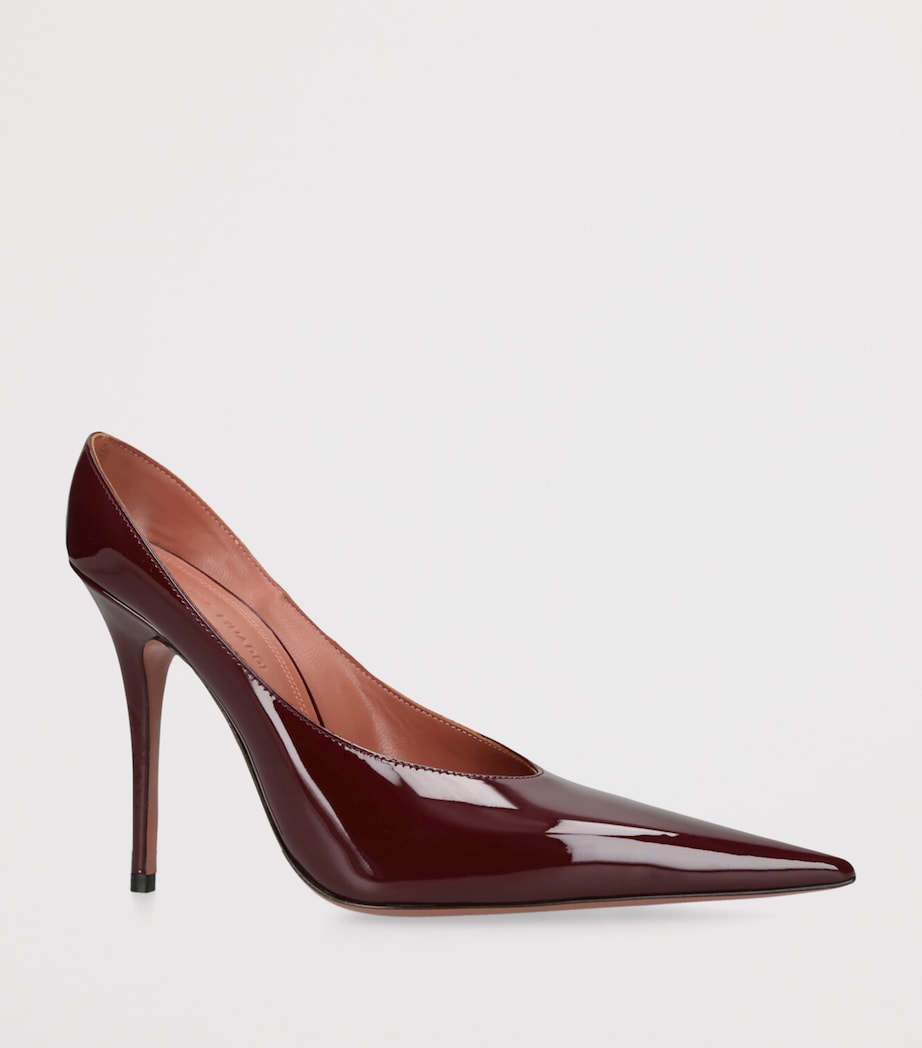 Patent Leather Anok Mules 105 WINE Image 3
