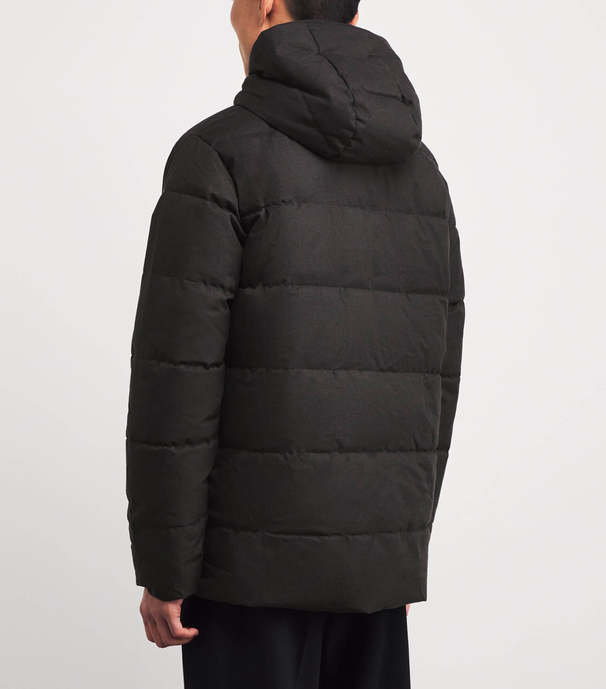 Padded Brampton Puffer Jacket CHRCOAL/MIDNIGHT OAK Image 4