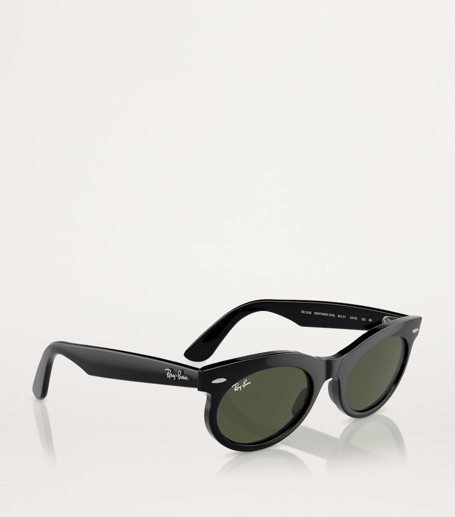 RB2242 Wayfarer Oval Sunglasses 901/31 Image 6