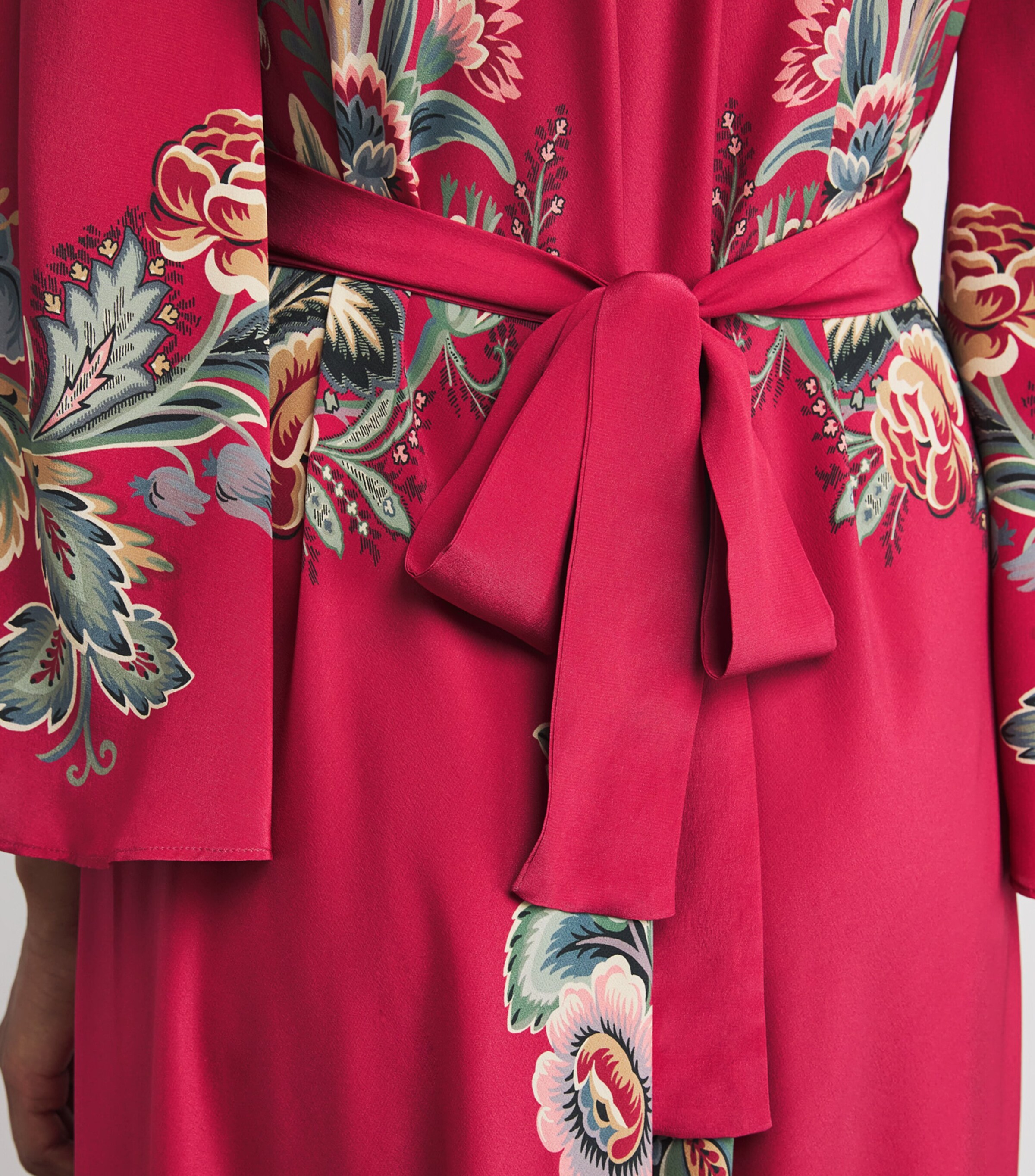 Etro Womens Silk Floral Print Gown Image 4