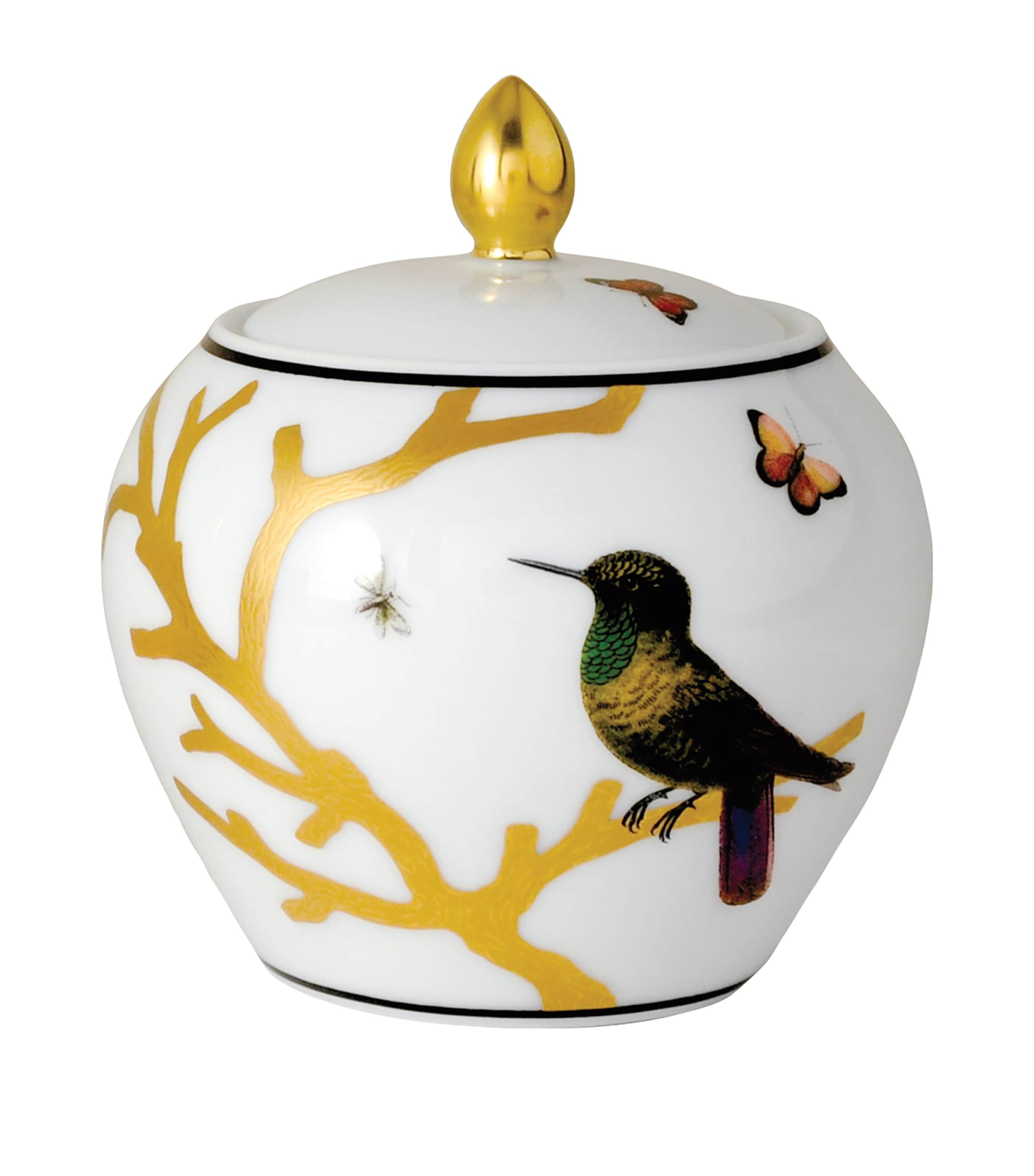 BERNARDAUD AUX OISEAUX SUGAR BOWL 