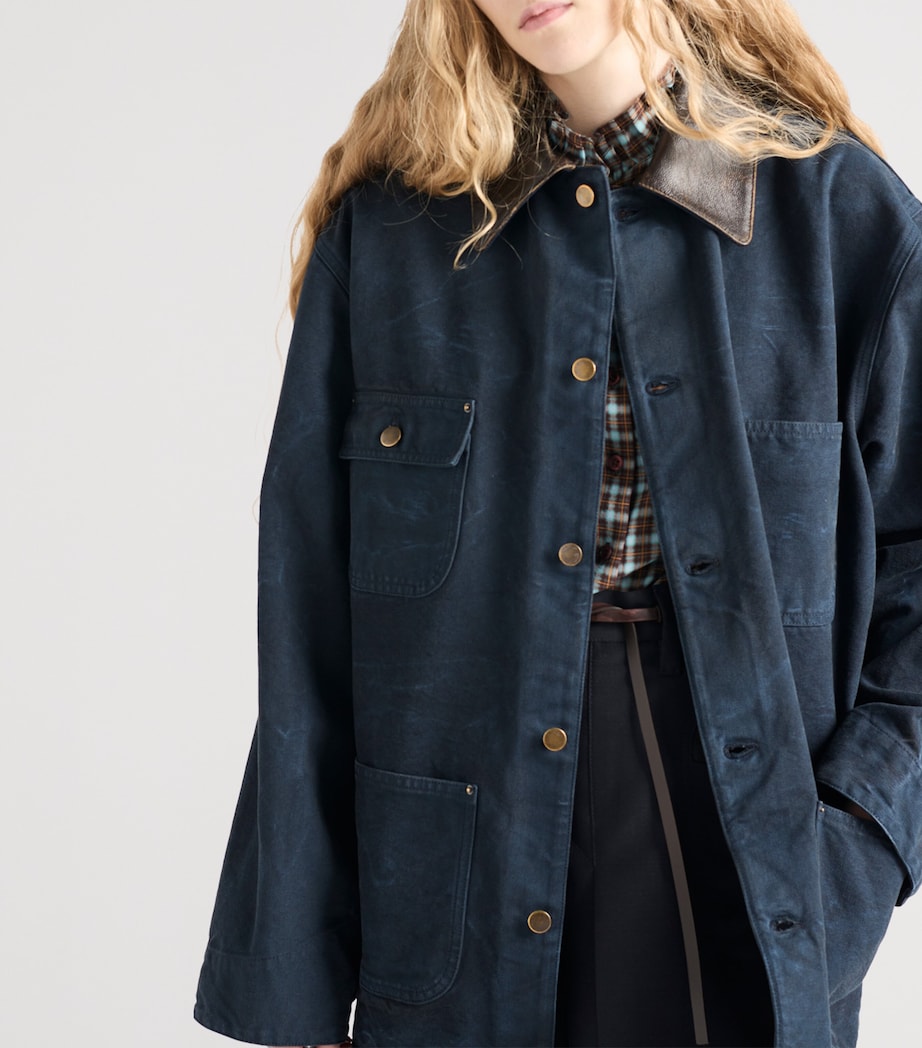 Canvas Oversized Jacket F0008 Image 3