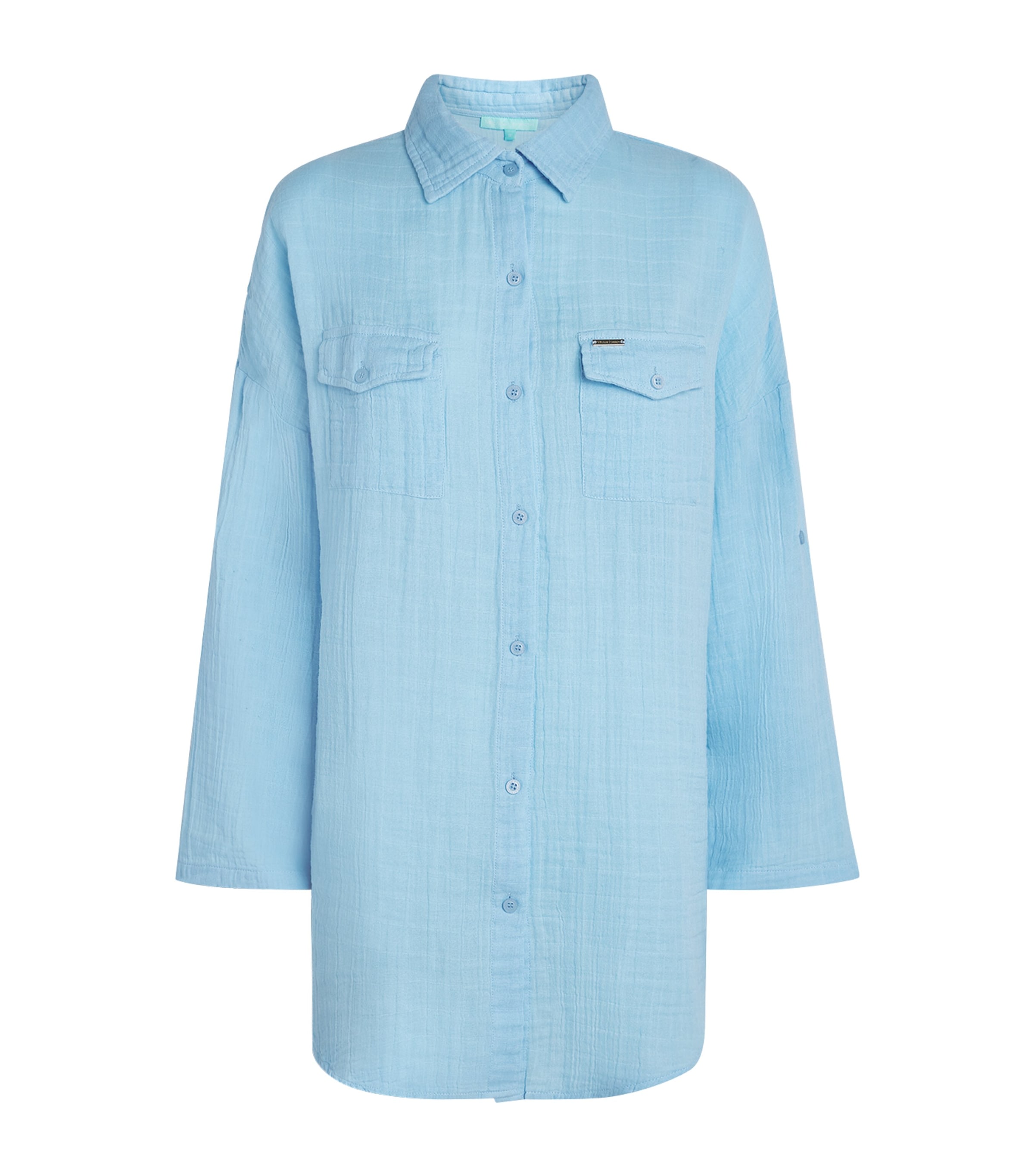 Melissa Odabash Womens Cotton Elena Shirt Oasis Image 1