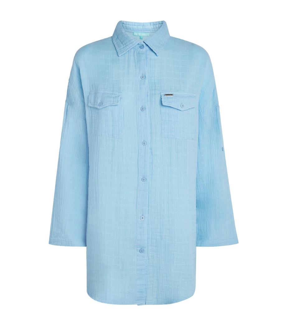 Melissa Odabash Womens Cotton Elena Shirt Oasis Image 1