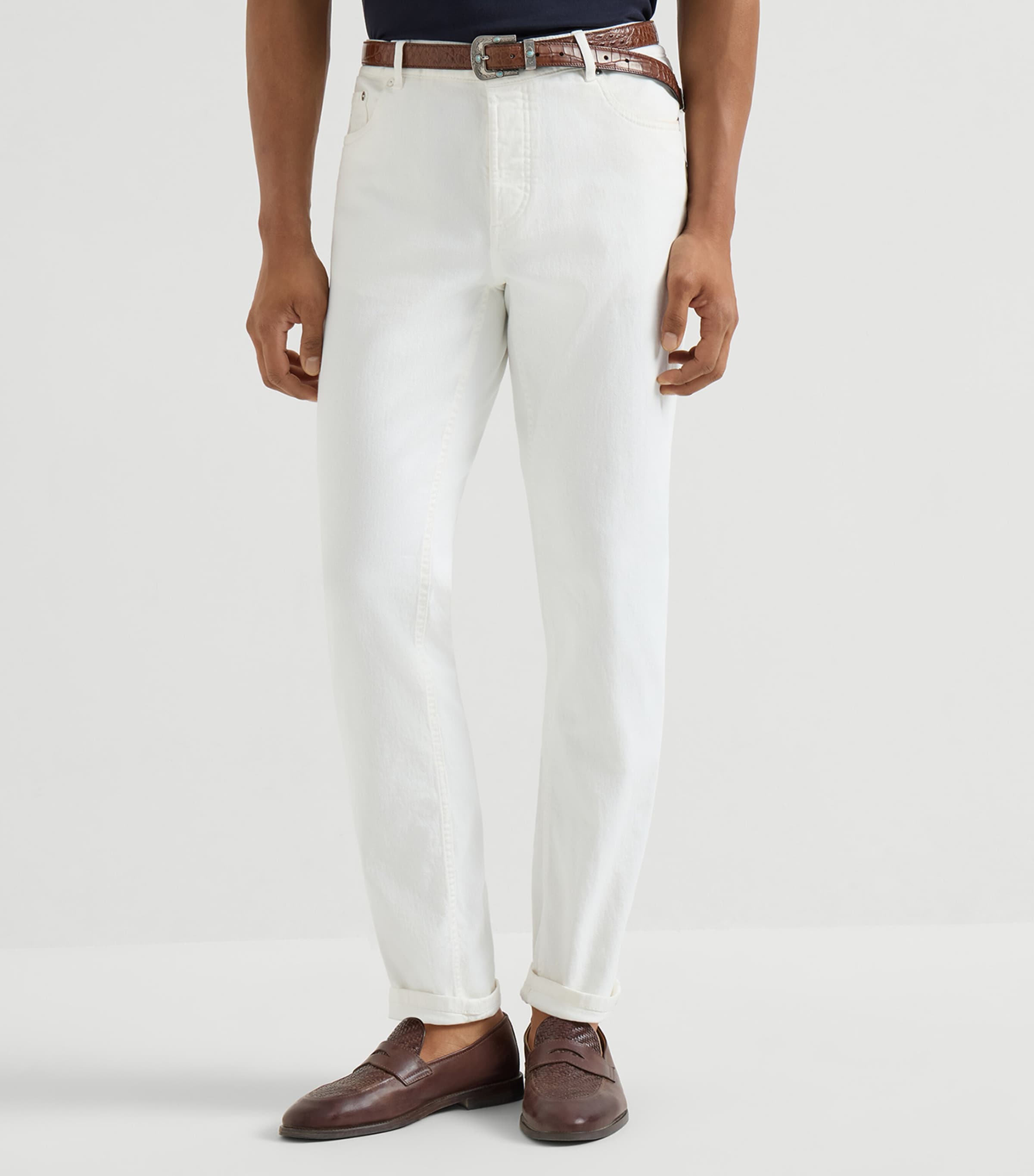 Brunello Cucinelli Mens Comfort Straight Jeans Image 4