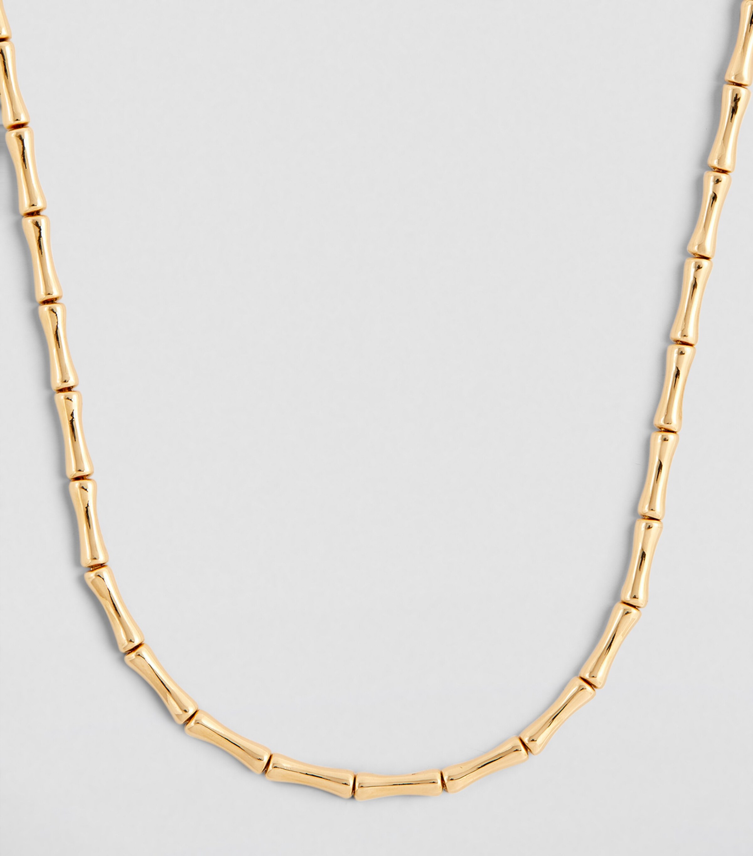 Yellow Gold Bamboo Necklace YELLOW GOLD Image 2