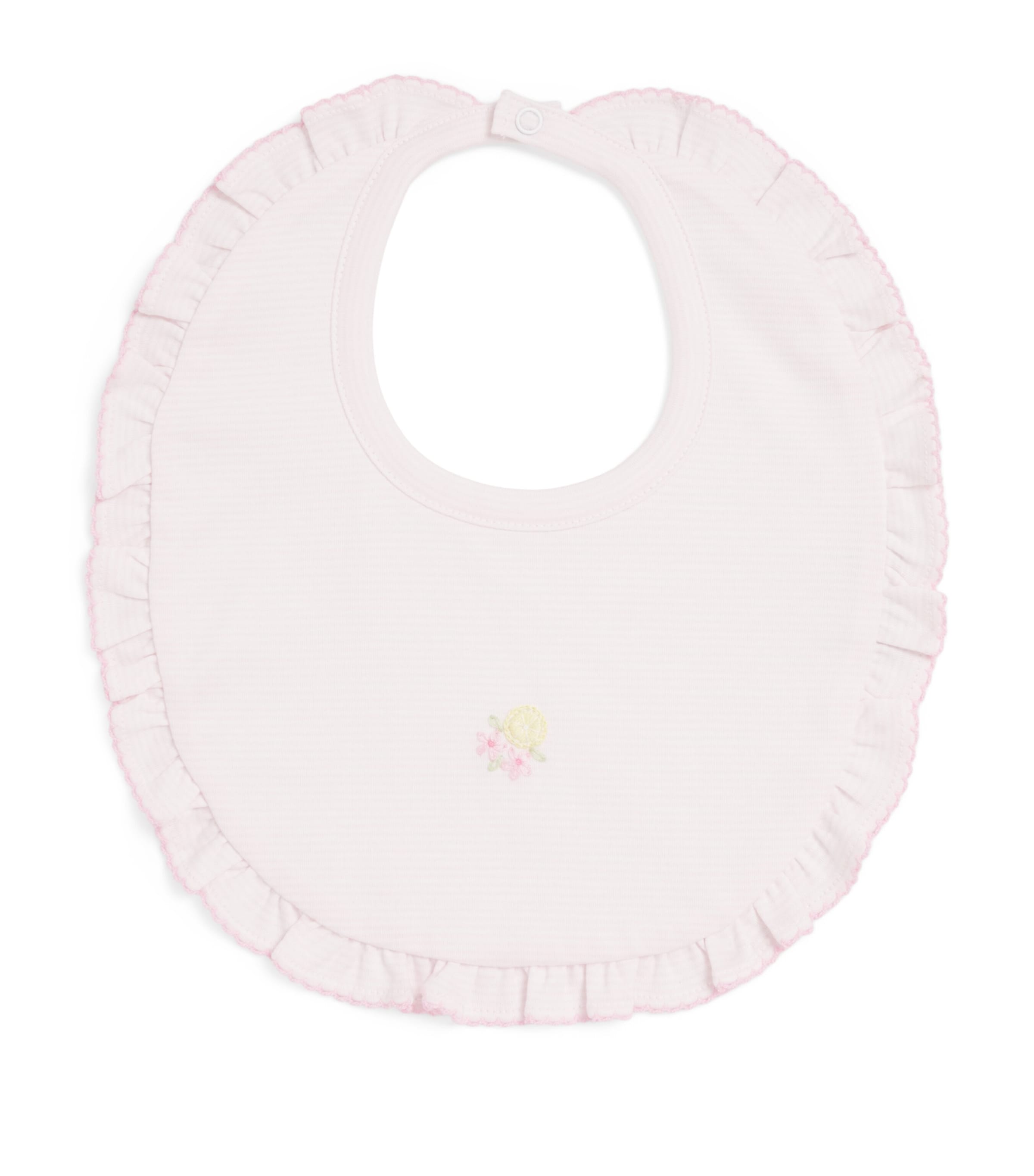 Kissy Kissy Pima Cotton Lemon Blossoms Bib Image 1