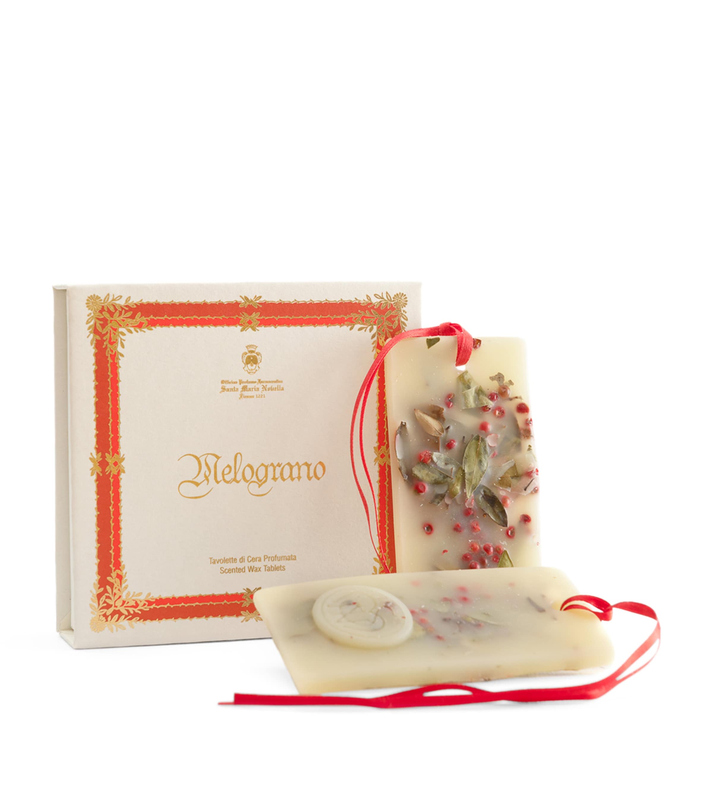 Santa Maria Novella Set-of-two Melograno Wax Tablets In Neutral