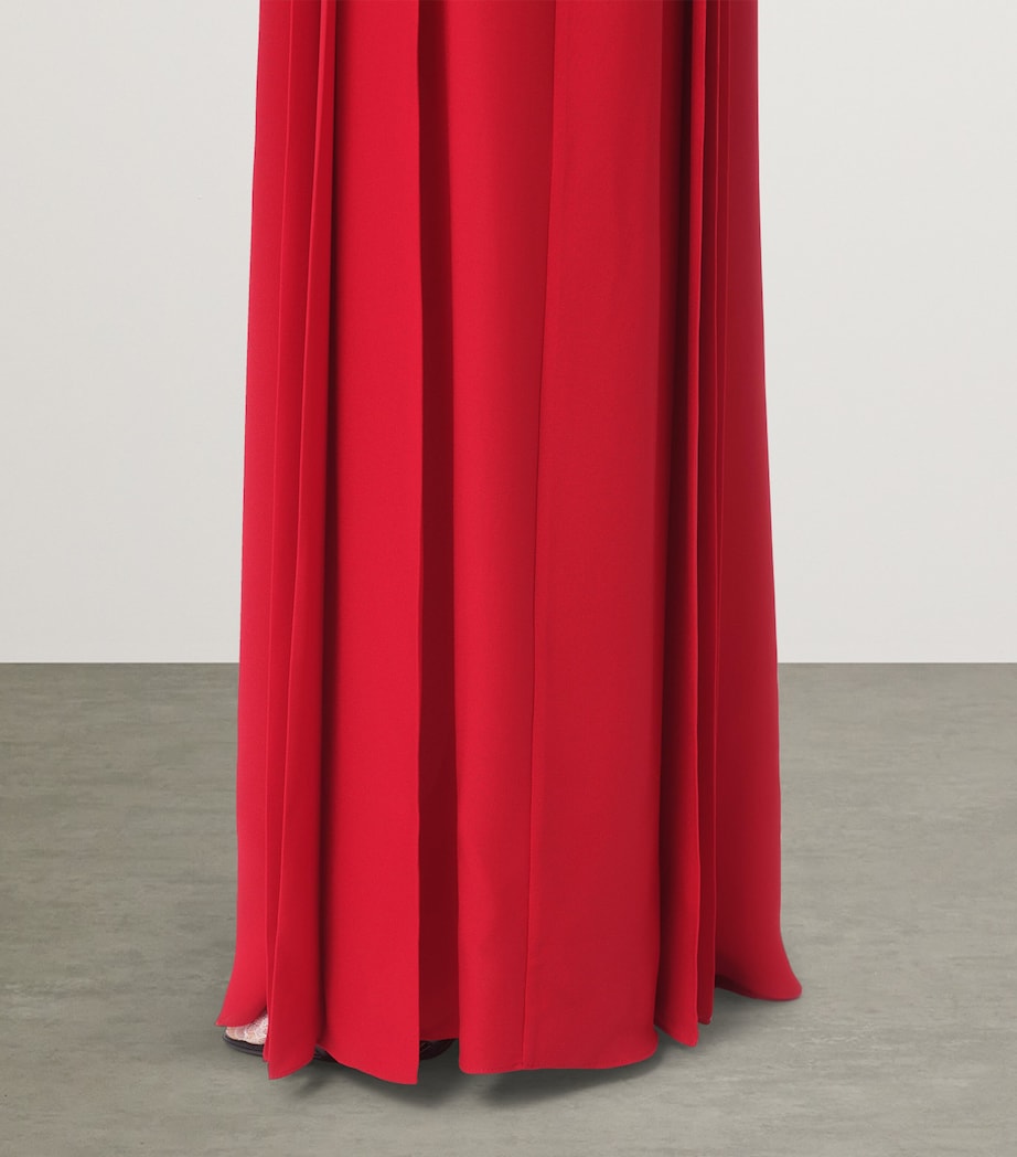 Silk Maxi Shirt Dress R9M Image 5