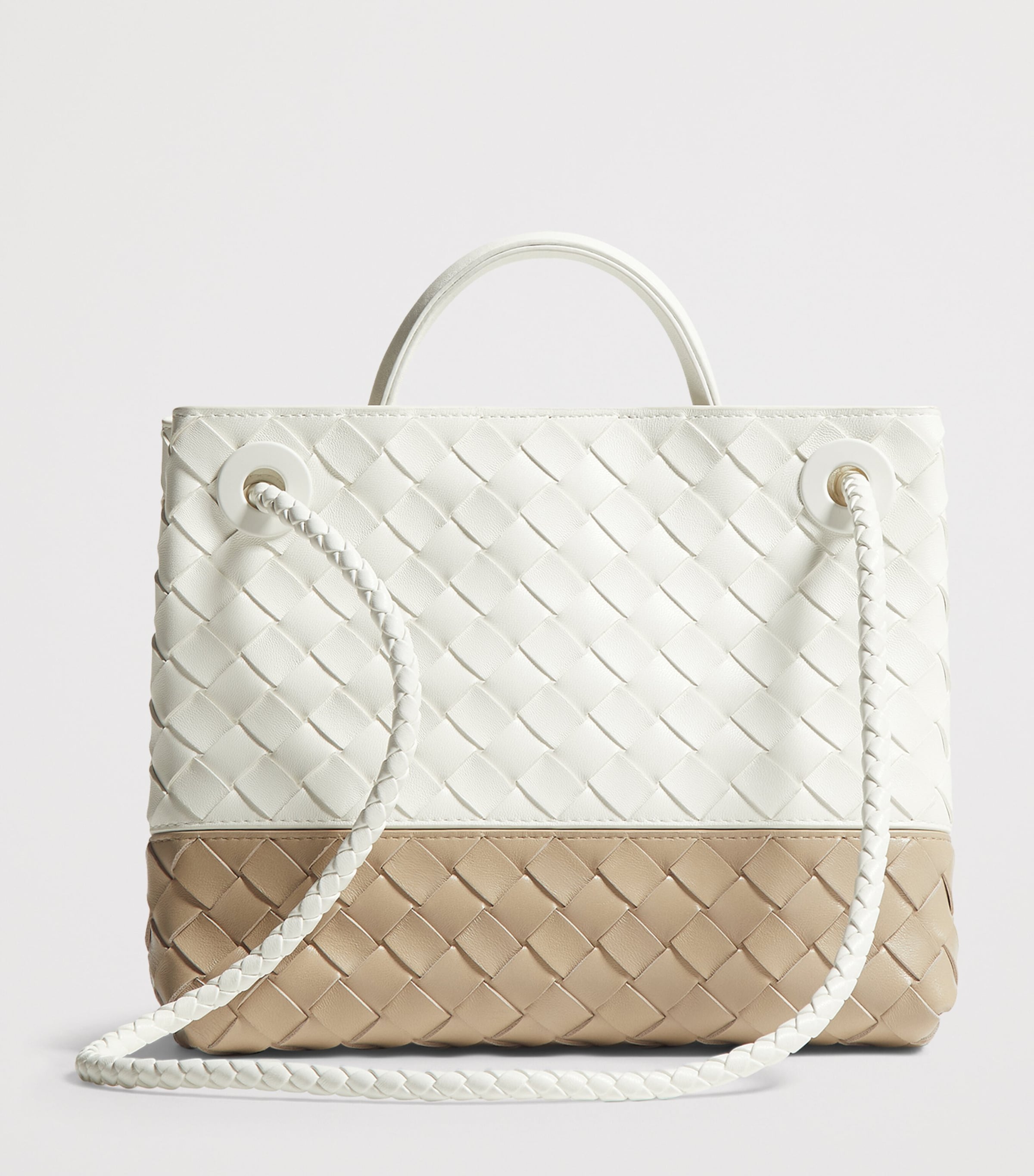 Bottega Veneta Womens Small Leather Andiamo Top-Handle Bag Image 2