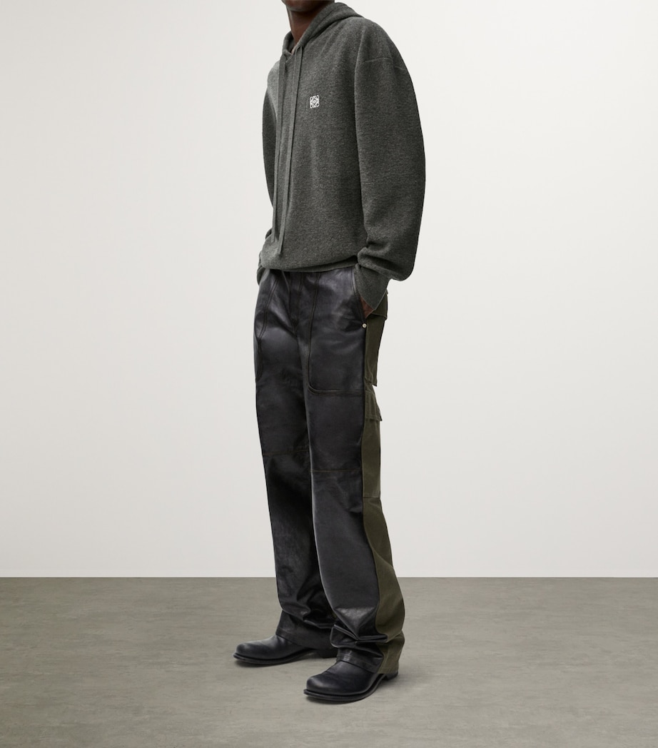 Wool Anagram Hoodie GREY Image 2