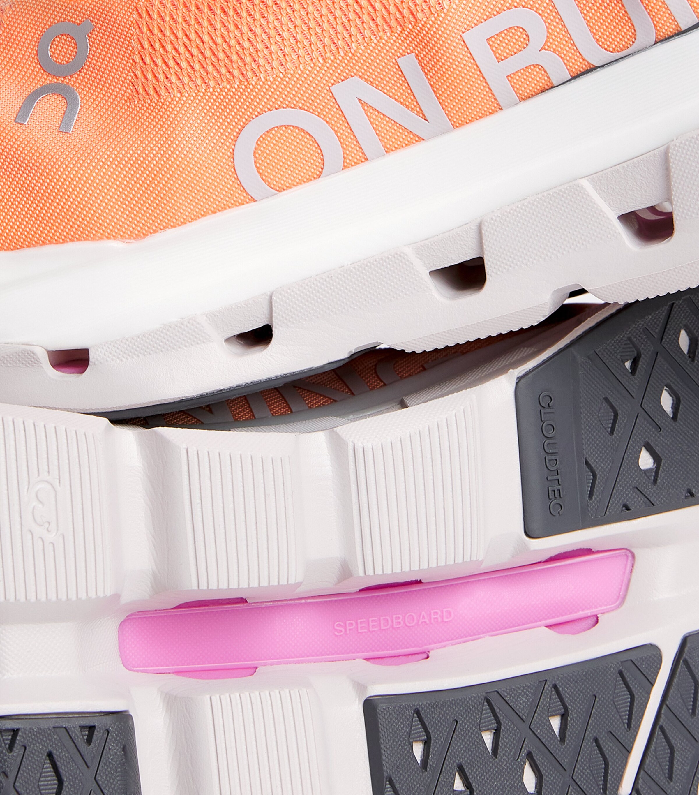 Cloudflow 5 Trainers TANGERINE-SILVER Image 7