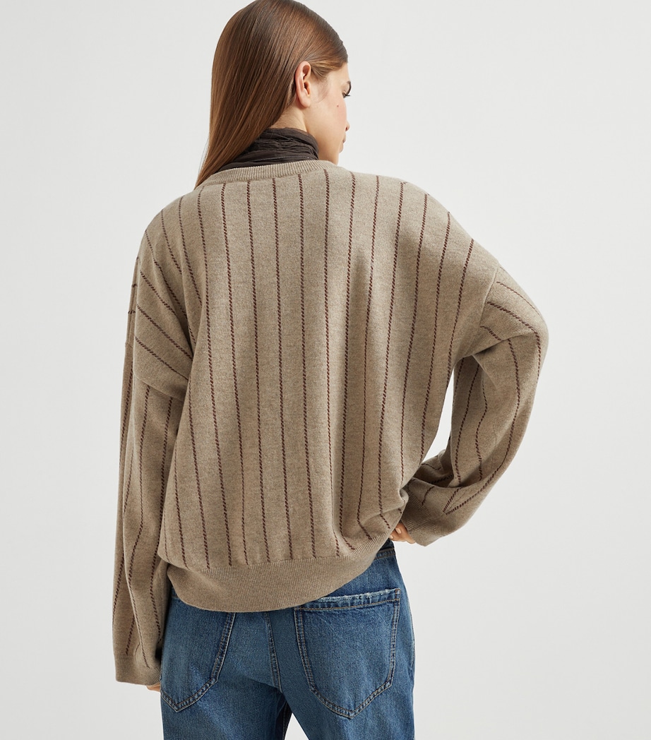 Cashmere Monili-Detail Sweater C077 Image 3