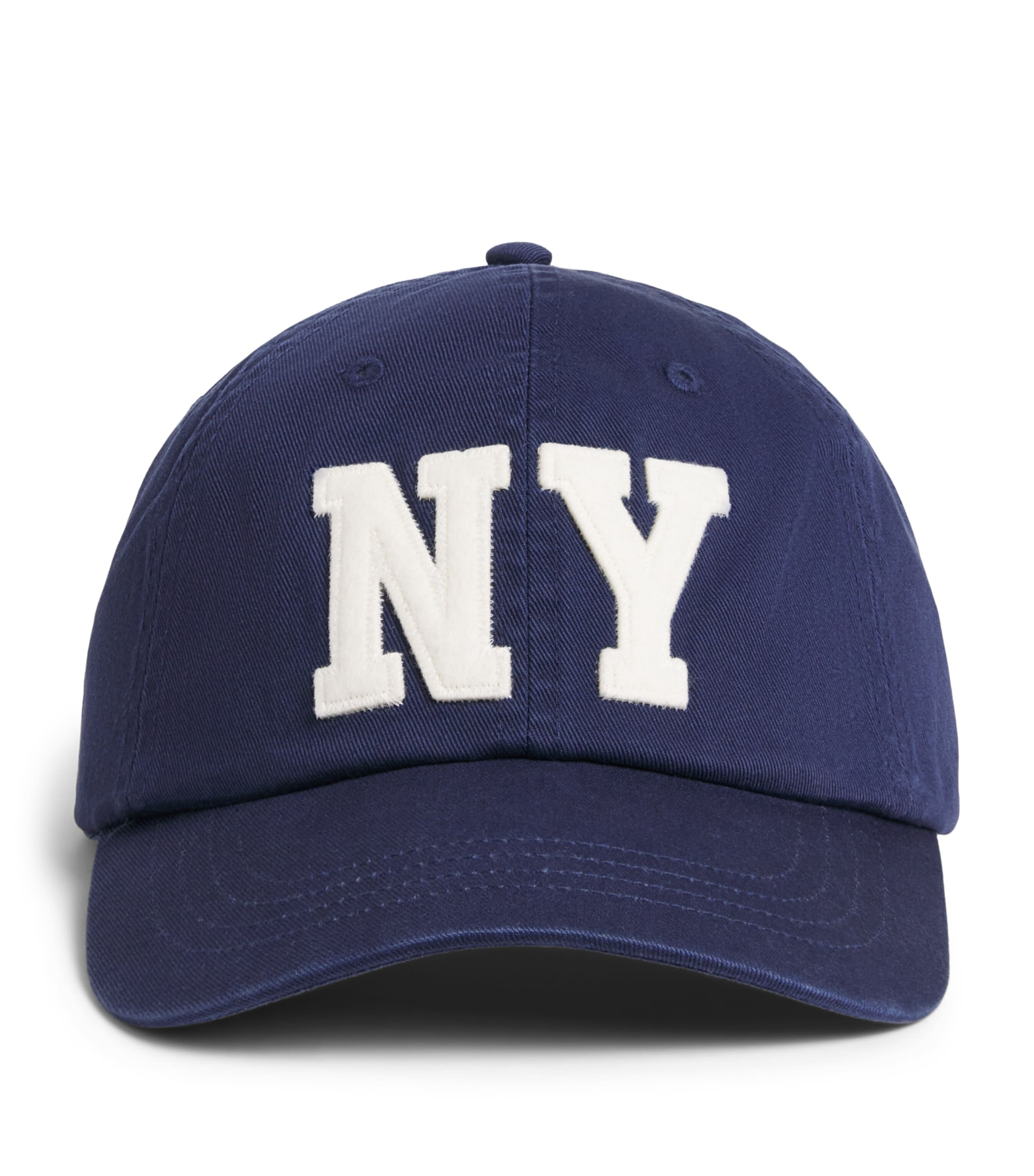 Polo Ralph Lauren Cotton Twill NY Patch Baseball Cap Newport Navy Image 1