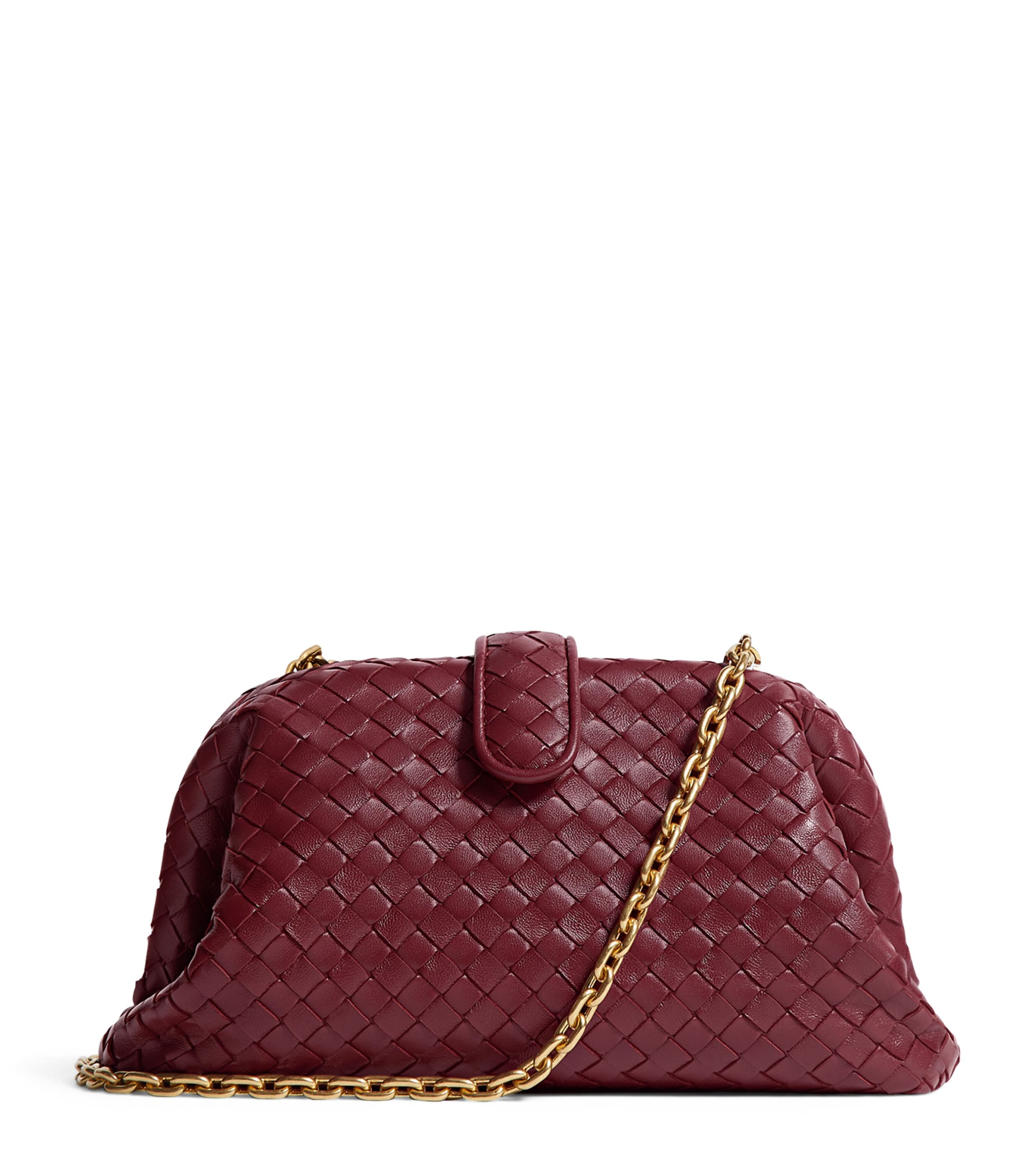 Bottega Veneta Small Leather Lauren 1980 Clutch Bag Image 1