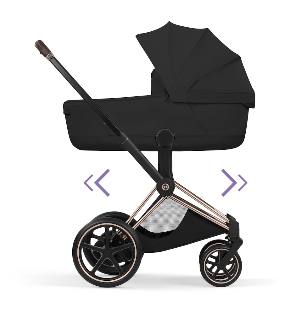 Cybex e-PRIAM Pushchair Frame - Platinum Style Collection Rosegold Image 4