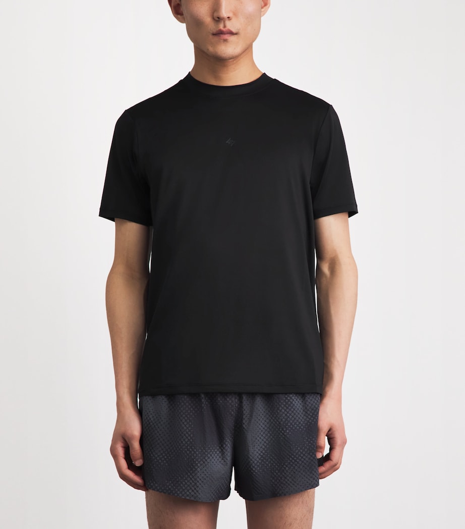 Represent 247 Mens Mesh DNA T-Shirt Jet Black Image 4
