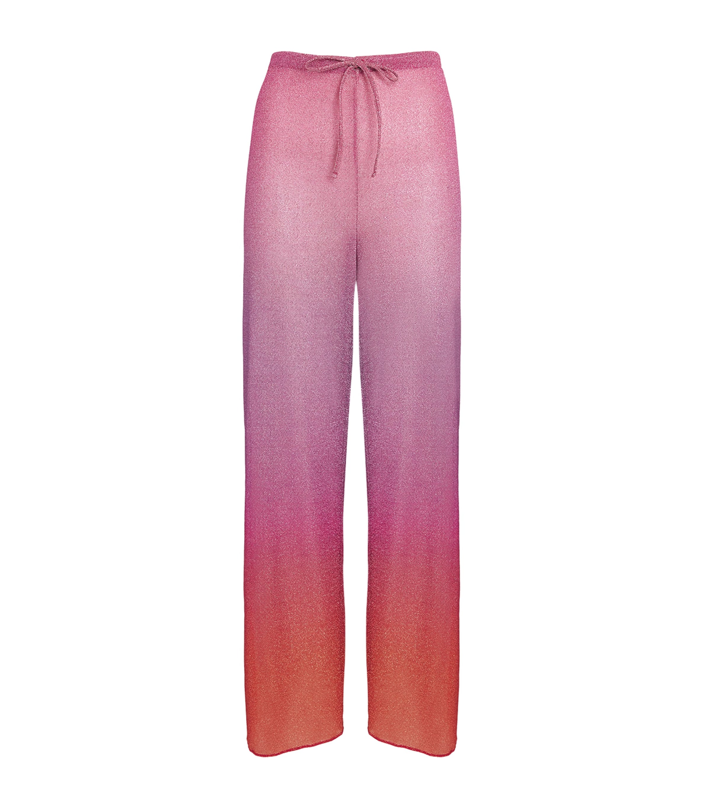 Shop Oseree Lumière Rose Drawstring Trousers