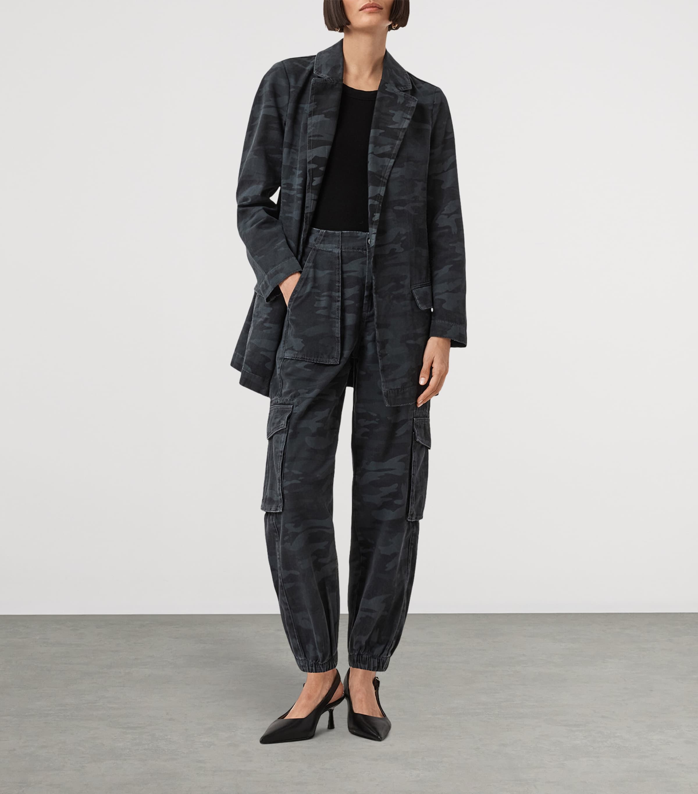 Denim Aleida Blazer CAMO INK BLUE Image 2