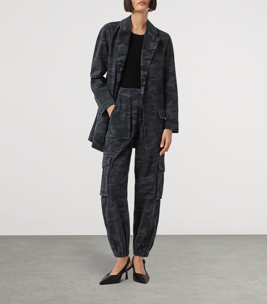 Denim Aleida Blazer CAMO INK BLUE Image 2