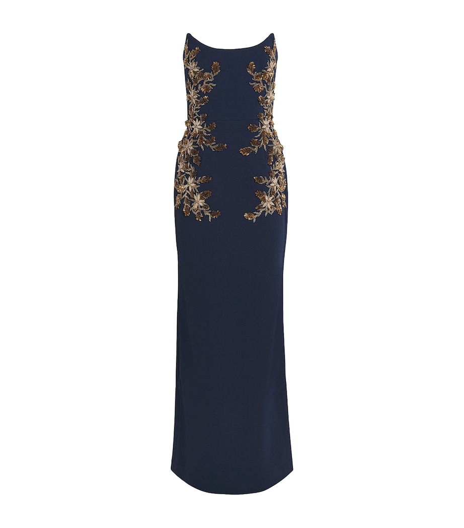 Embellished Orla Gown NAVY Image 1