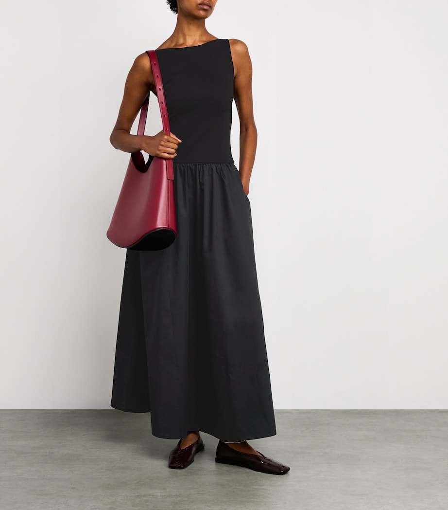 Cut-Out Maxi Dress BLACK Image 2