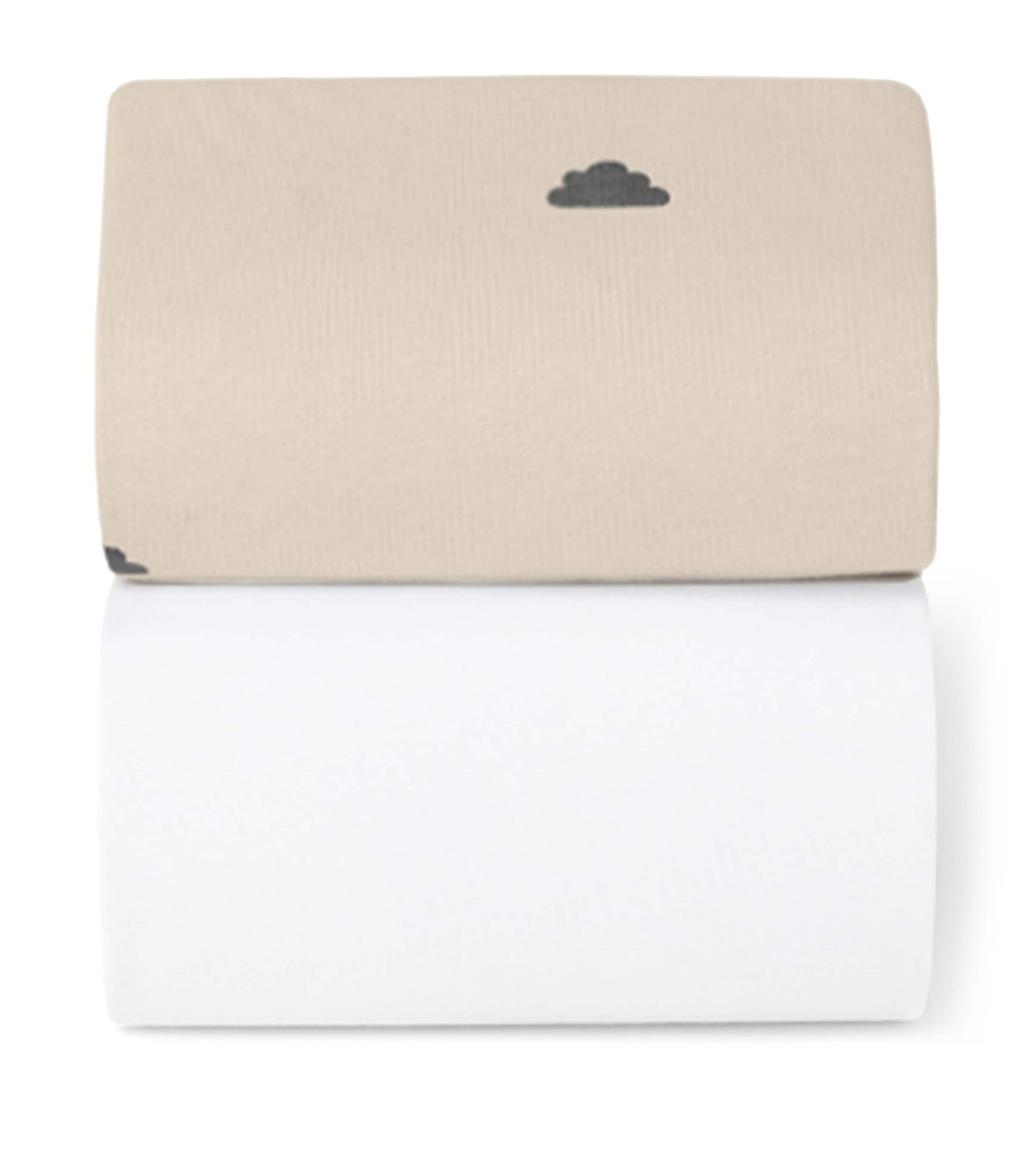 Cotton Cotbed Sheets (Pack of 2) SAND CLOUD Image 1