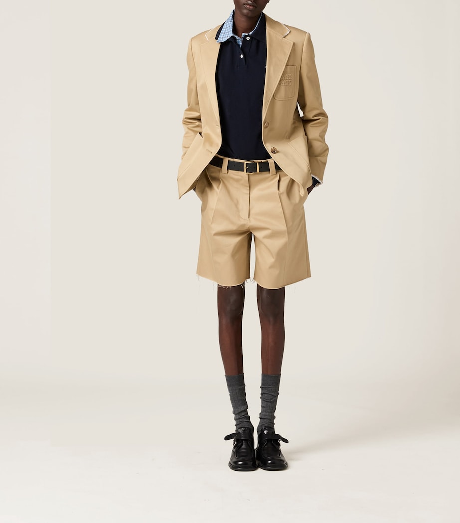 Cotton Bermuda Shorts F0065 Image 2