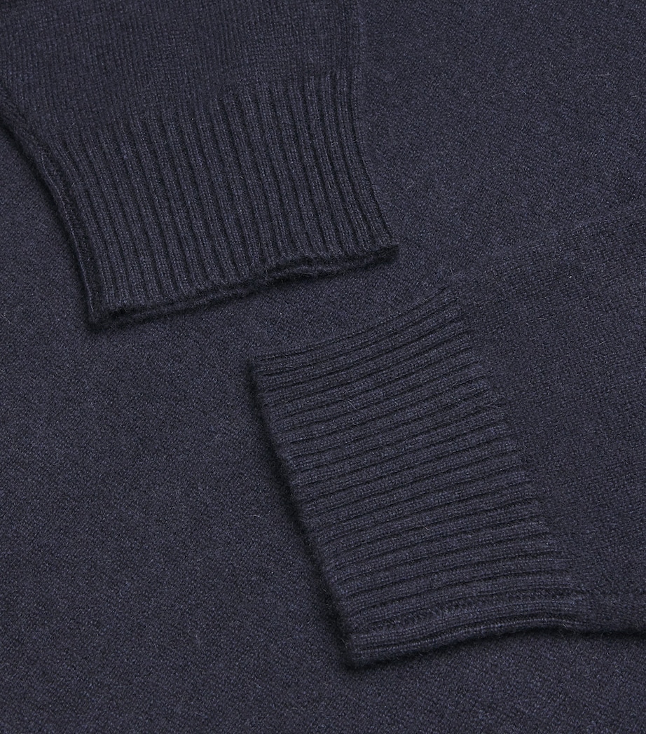 Cashmere Finley Sweater NAVY Image 5