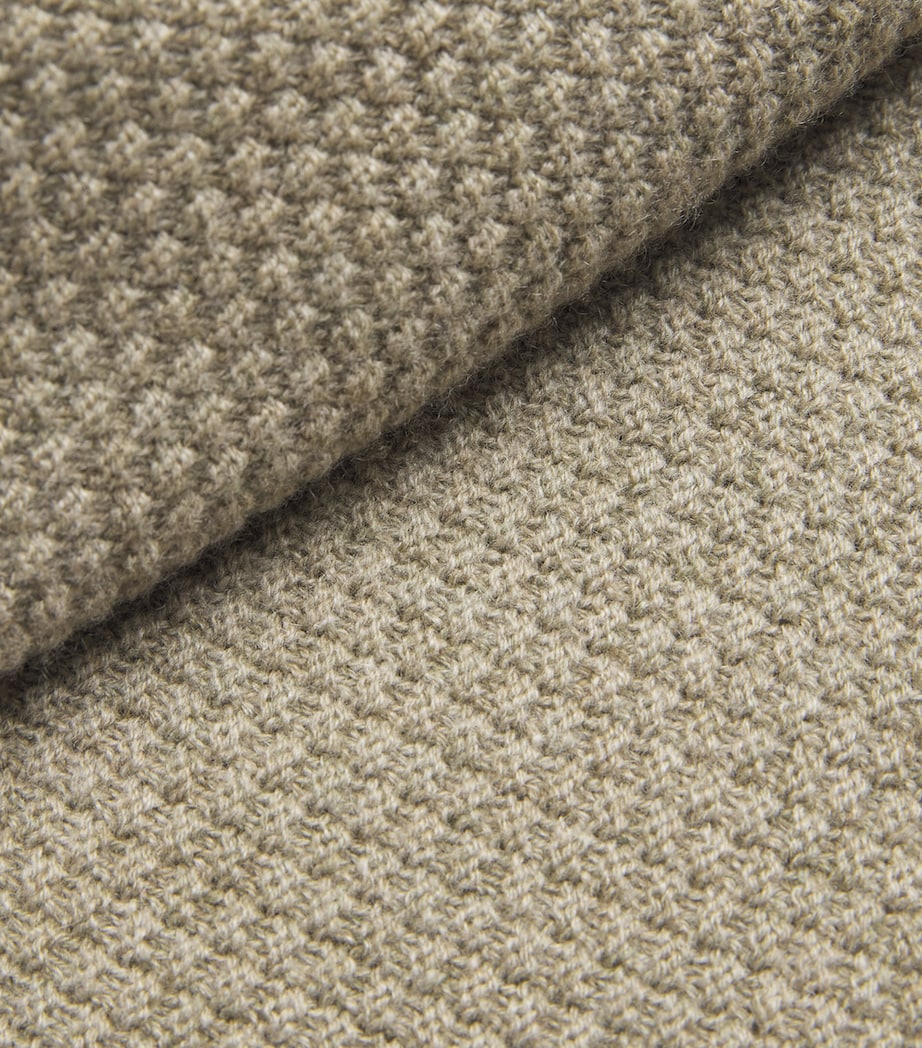 Cashmere Square-Neck Top GRNSND Image 5