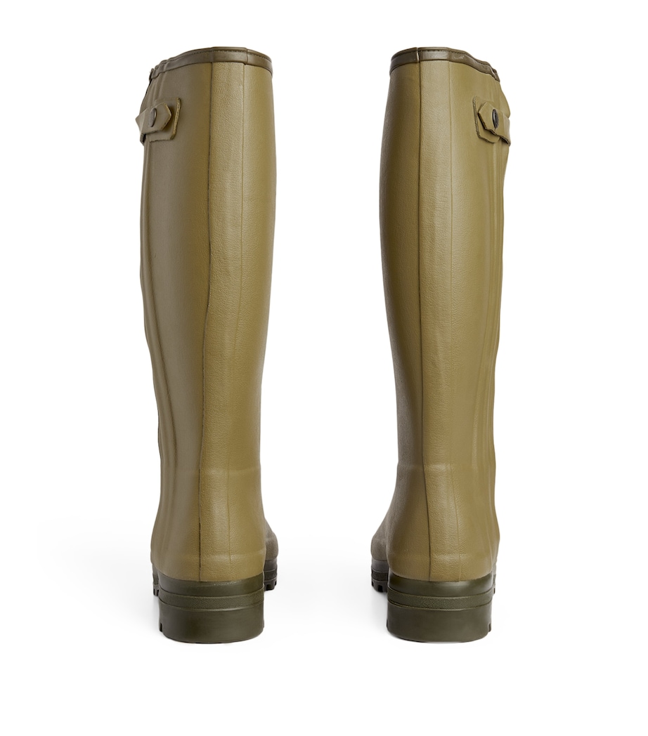 Neoprene-Lined Chasseur Wellington Boots VERT VIERZON B200 Image 2