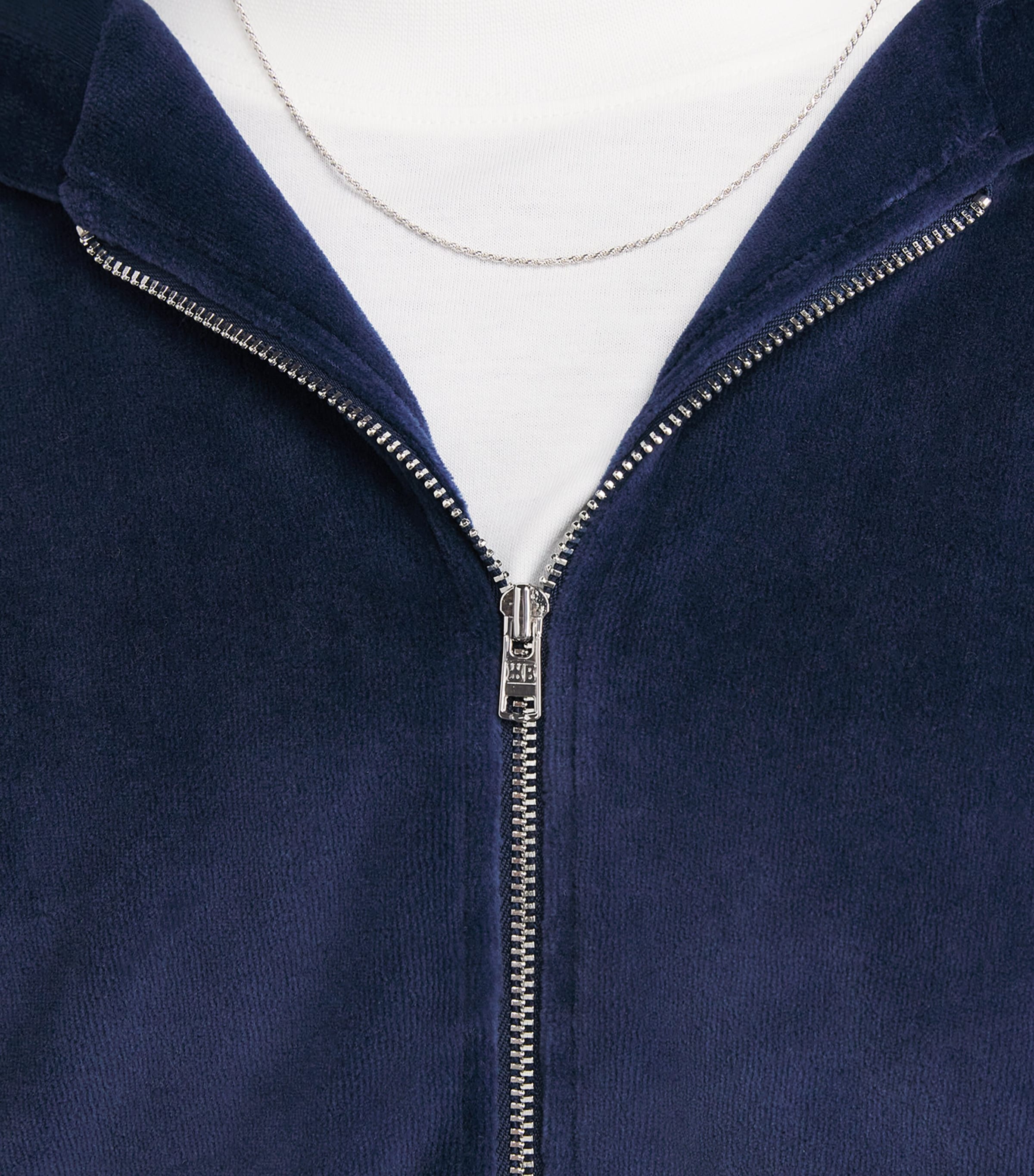 x Wales Bonner Velour Track Jacket BLUE Image 6