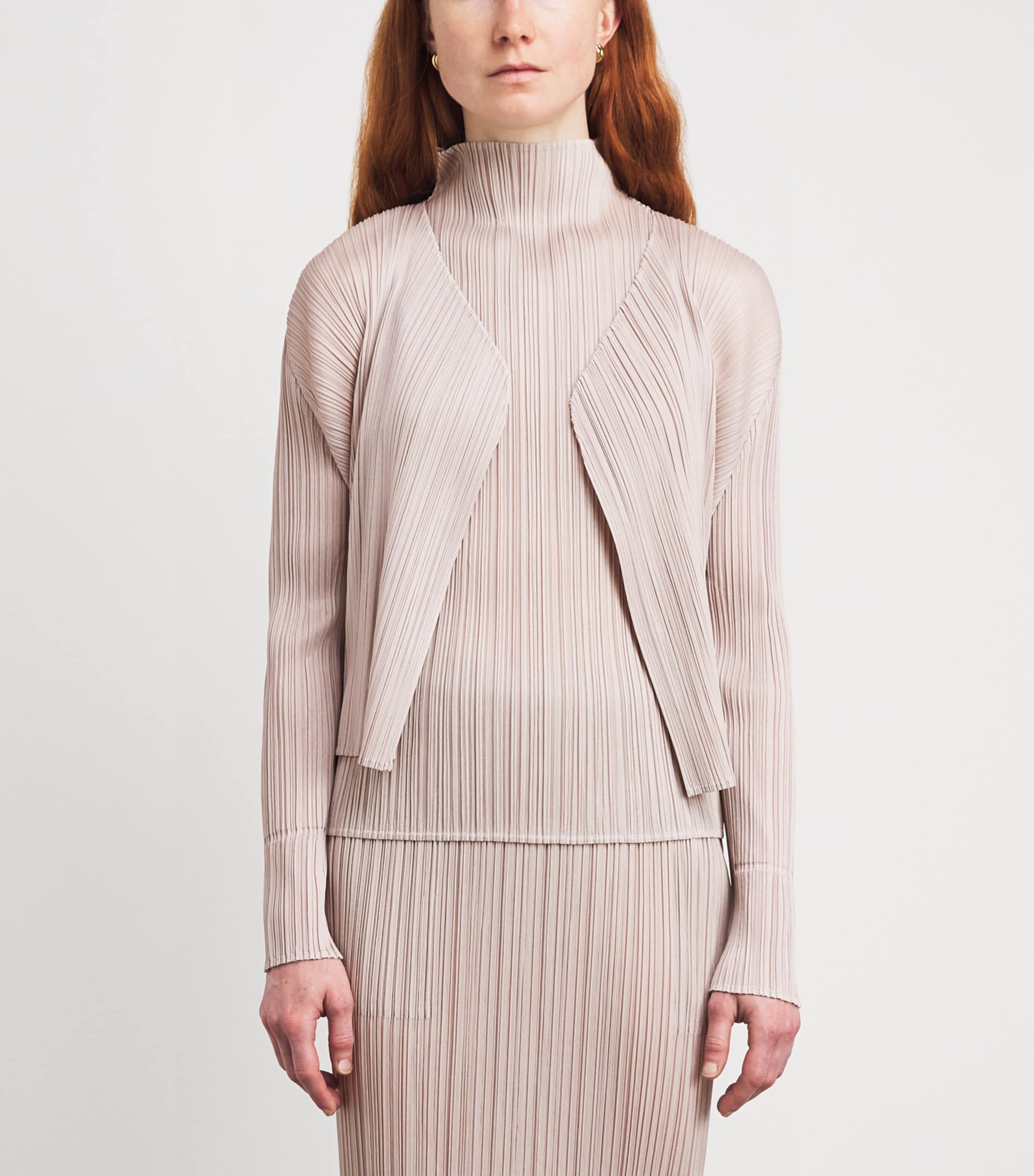 Pleats Please Issey Miyake Womens New Colorful Basics Cardigan Image 4