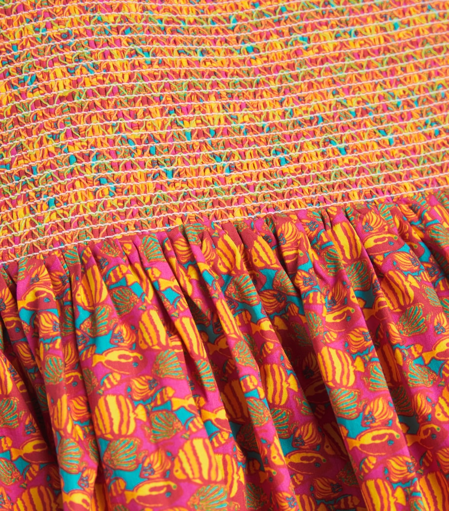 Organic Cotton Fish Dress (4-14 Years) 167 BOUGAINVILLIER Image 3