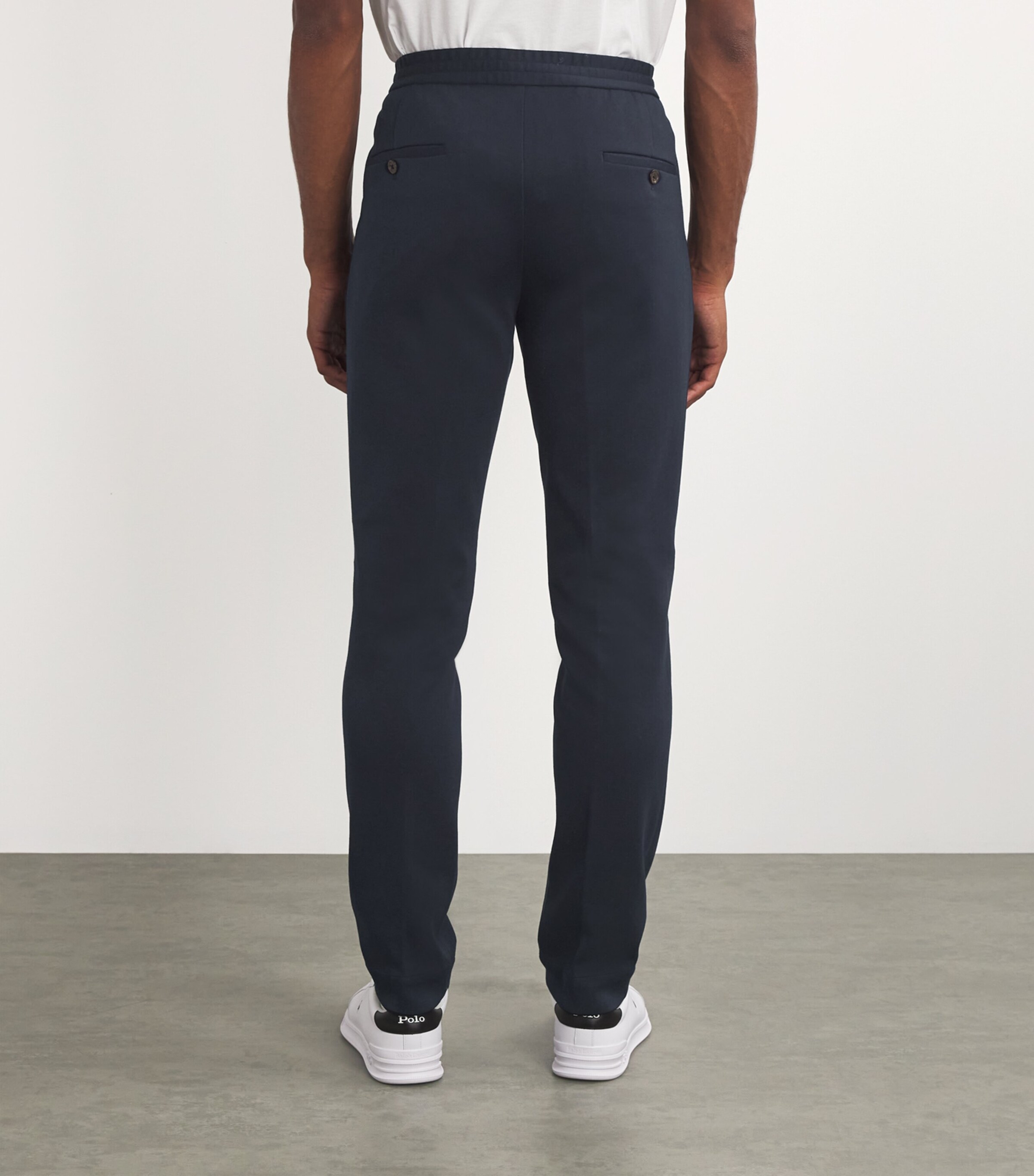 Double-Knit Tailored Trousers NAVY Image 4