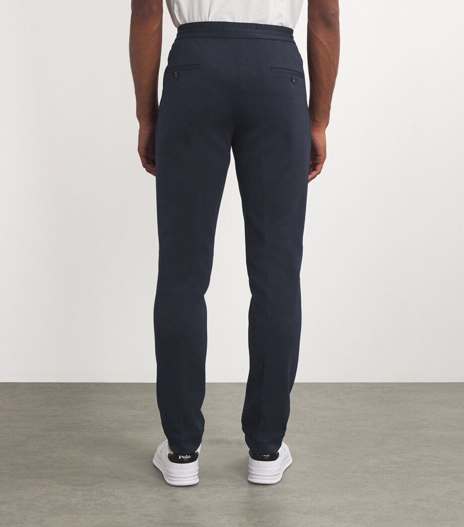 Polo Ralph Lauren Navy Double Knit Tailored Trousers Harrods UK Polo Ralph Lauren Navy Double Knit Tailored Trousers Harrods UK