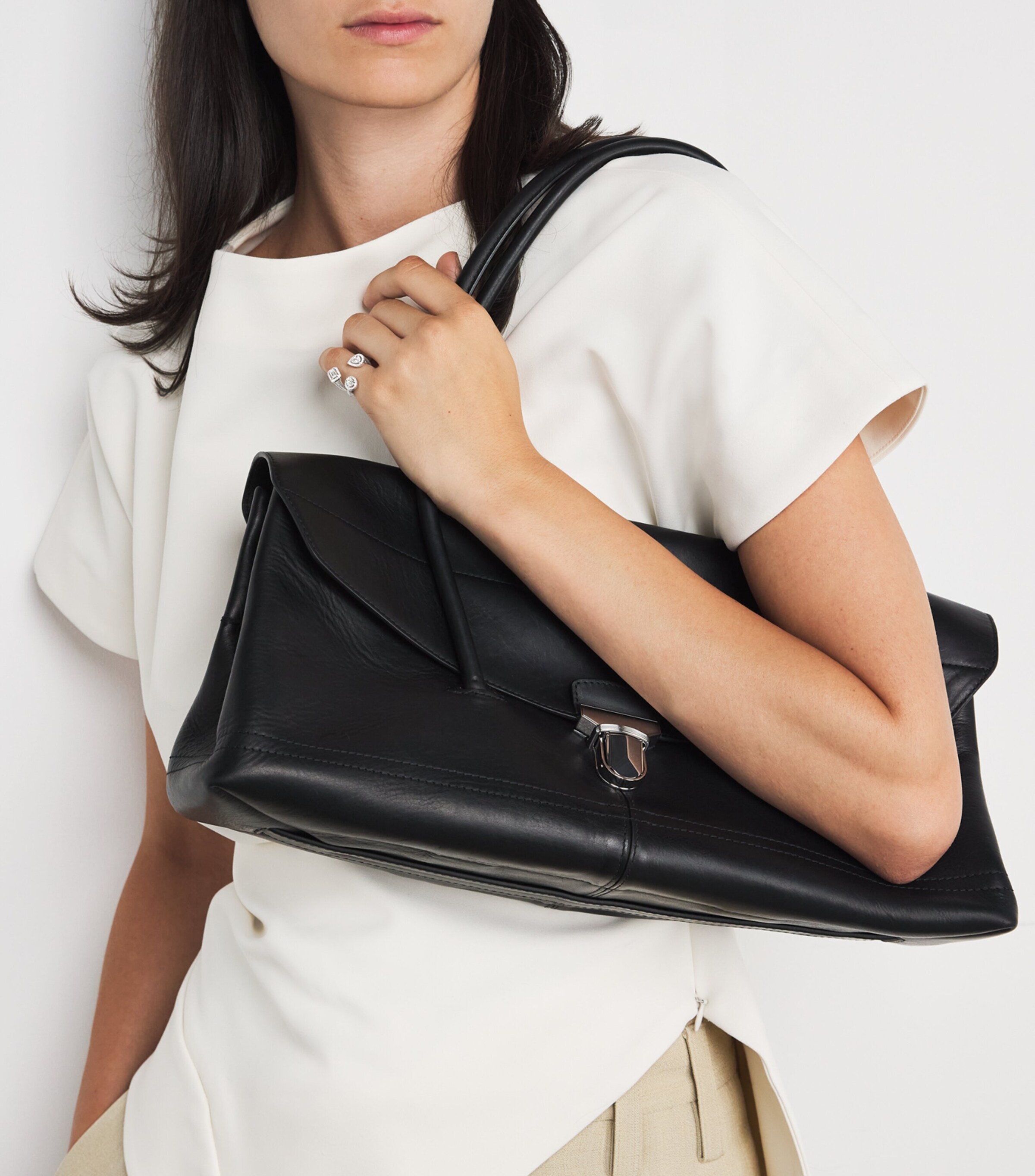 White Gold and Diamond My Twin Ring WHITE GOLD Image 2