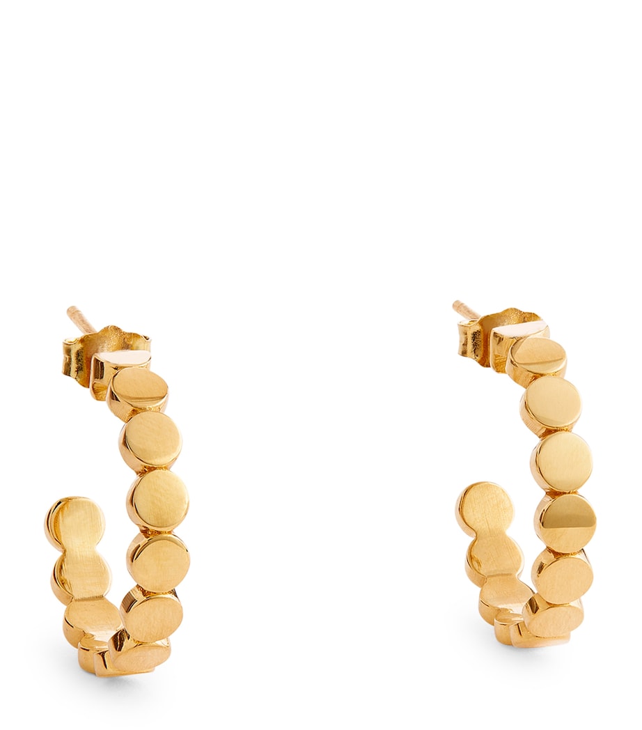 Jennifer Meyer Yellow Gold Circle Link Hoop Earrings Yellow Gold Image 1