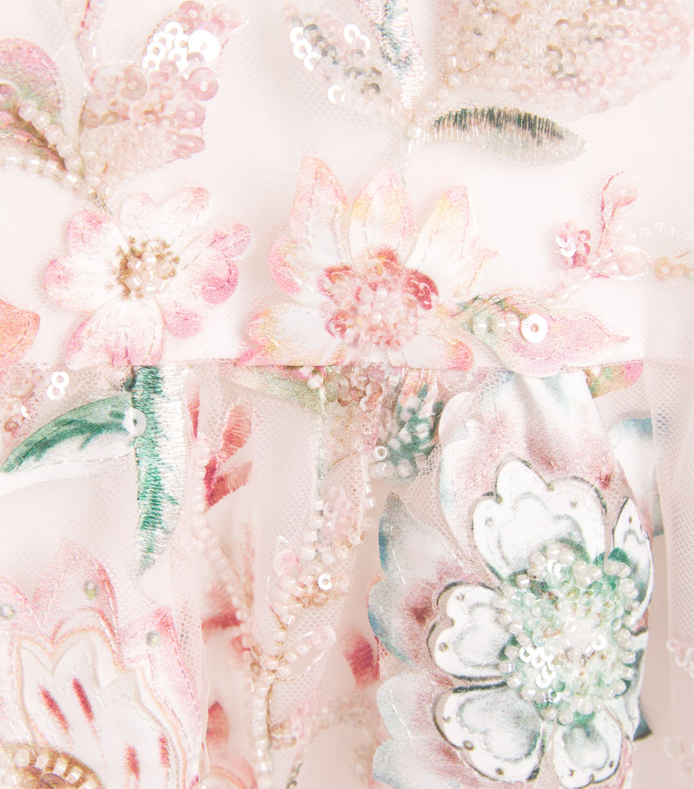 MARLO Beaded Floral Veronica Dress (3-14 Years) Image 3