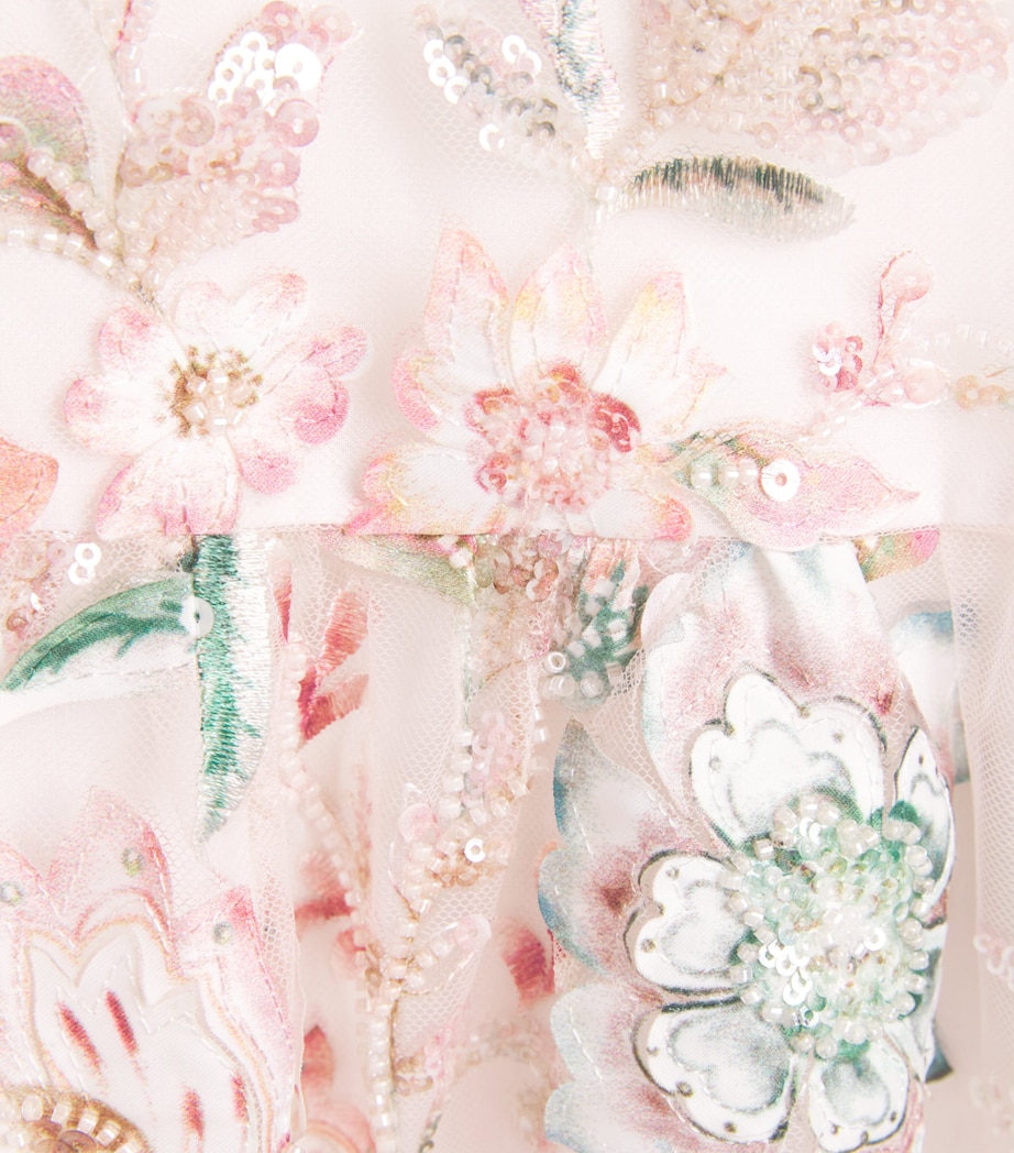 MARLO Beaded Floral Veronica Dress (3-14 Years) Image 3