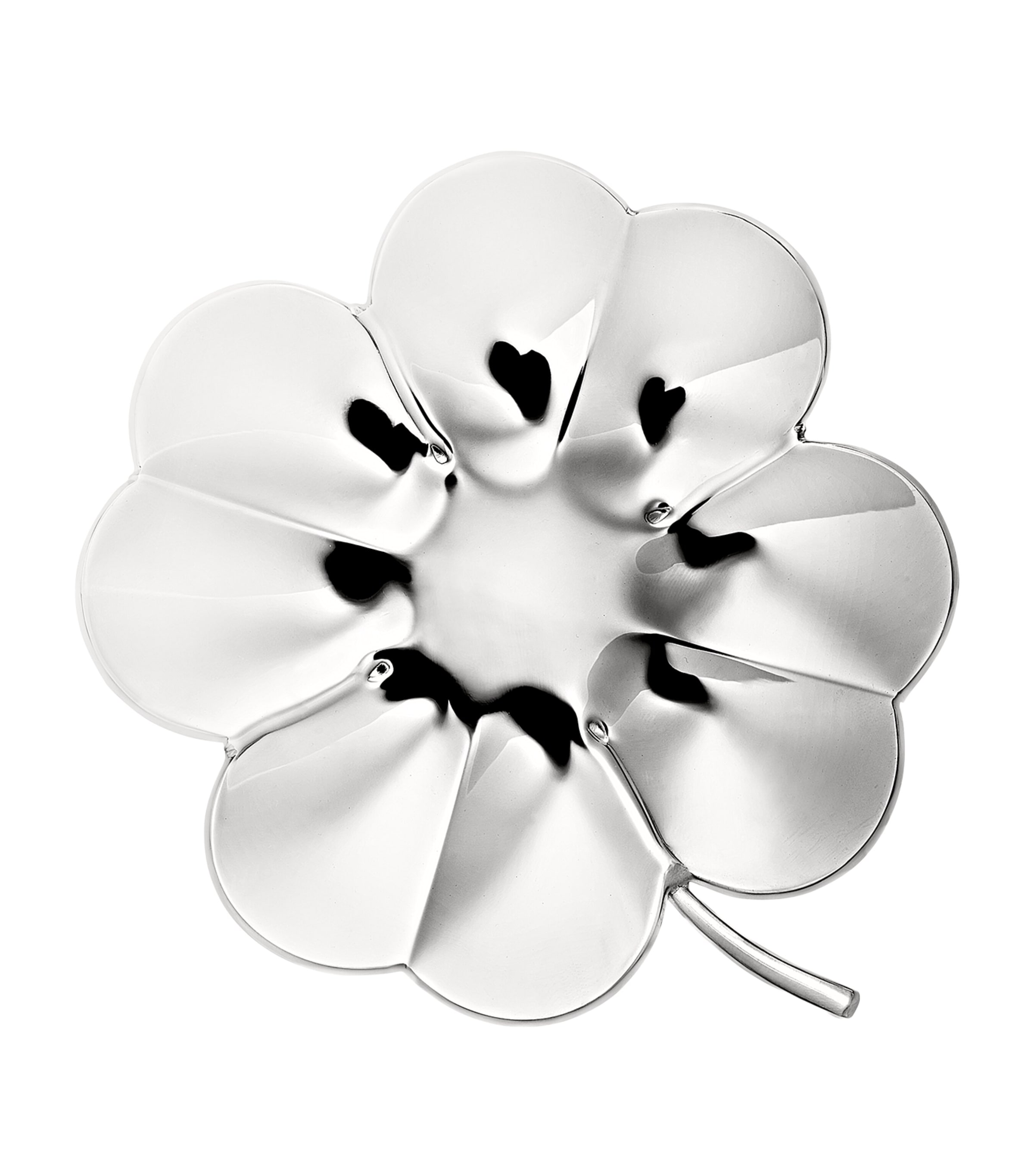 Christofle Silver-Plated Four-Leaf Clover Trèfle Dish (11cm