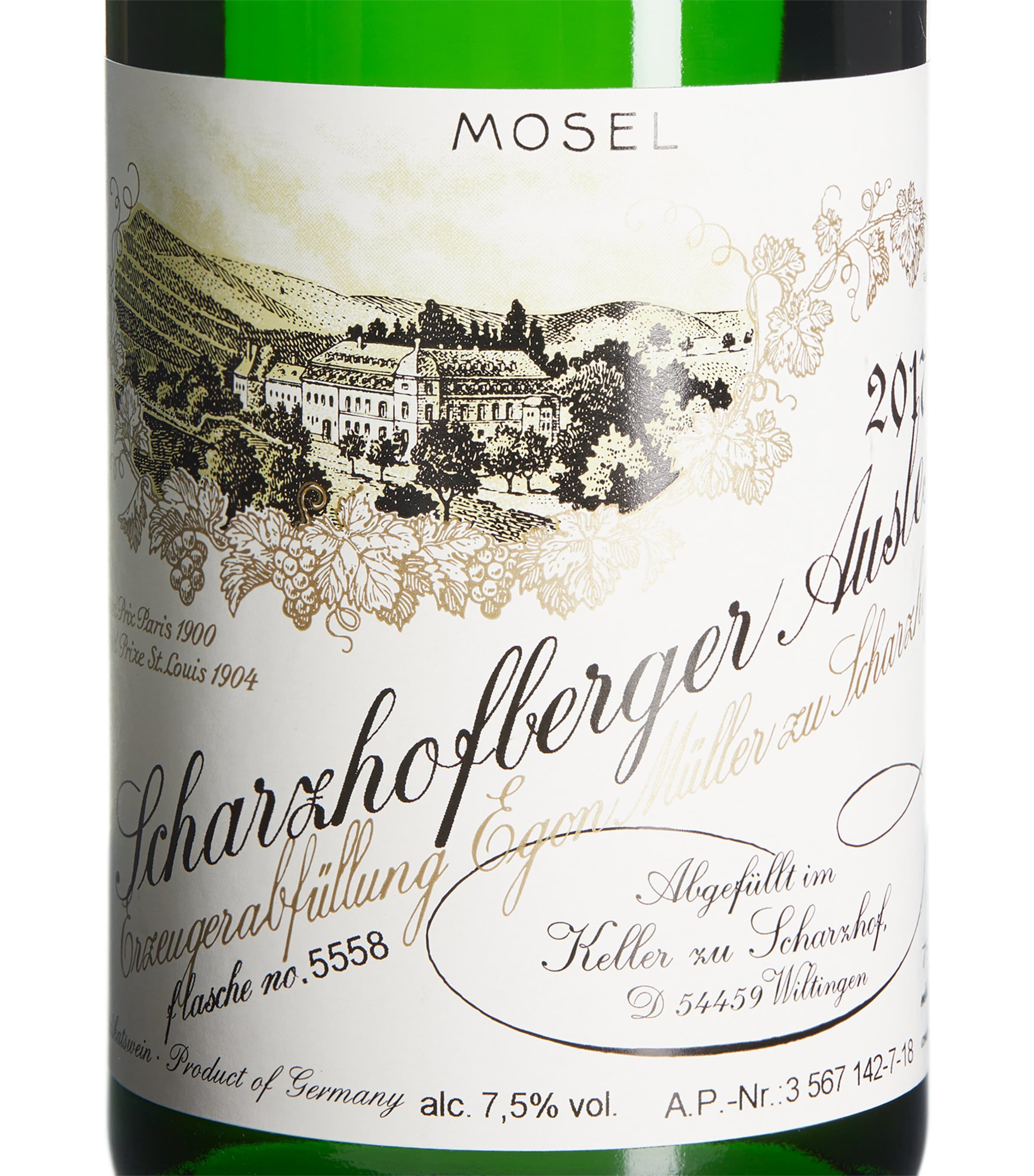 Egon Muller Scharzhofberger Auslese Riesling 2017 (75cl) - Mosel, Germany Image 2